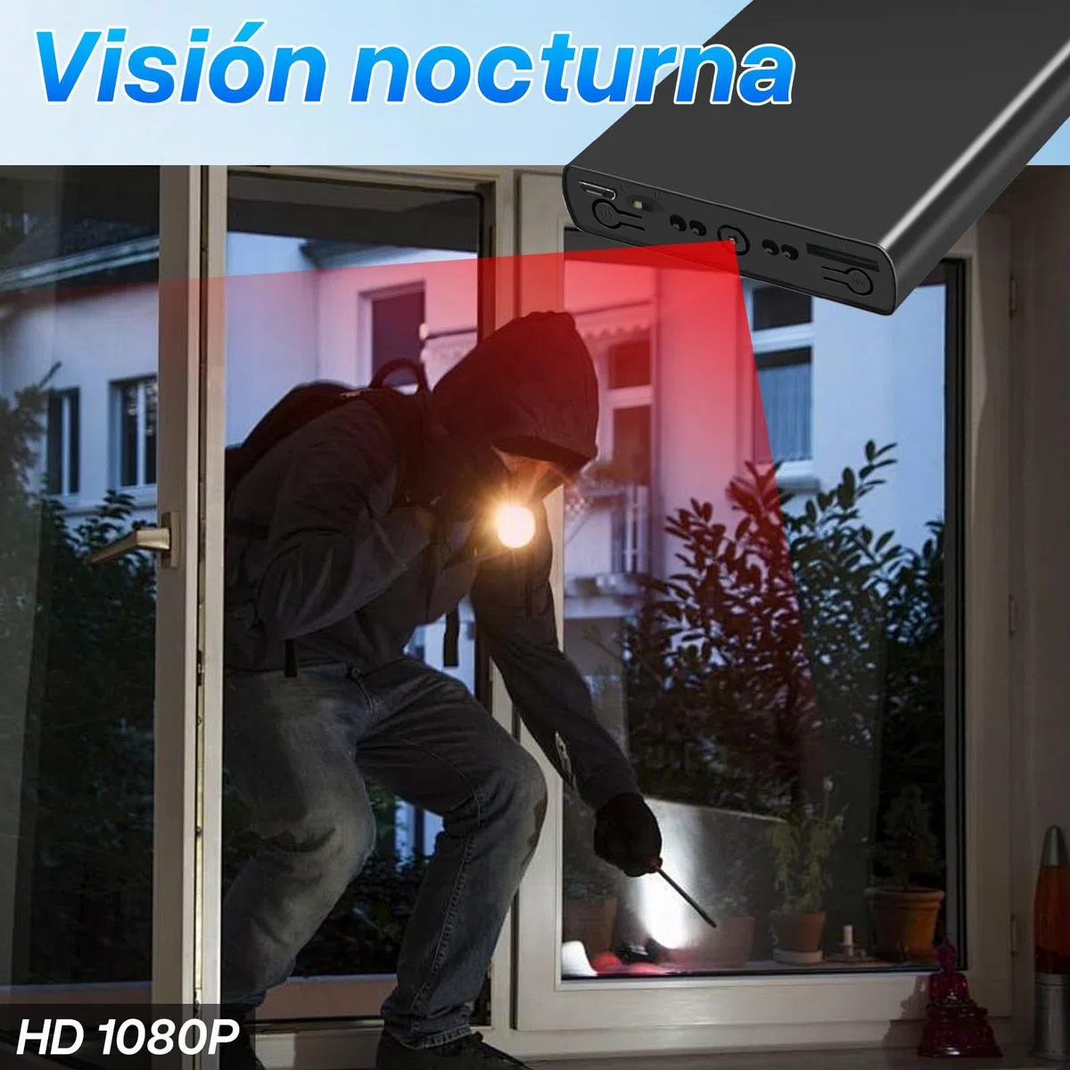 Power Bank Spy CAM 10000mAh, Mini Cámara Oculta Espía HD 1080P, Portátil Cámara Espía sin WiFi, Micro Camara Oculta con Visión Nocturna para Uso Interior y Exterior, Casa, Viajes, etc.