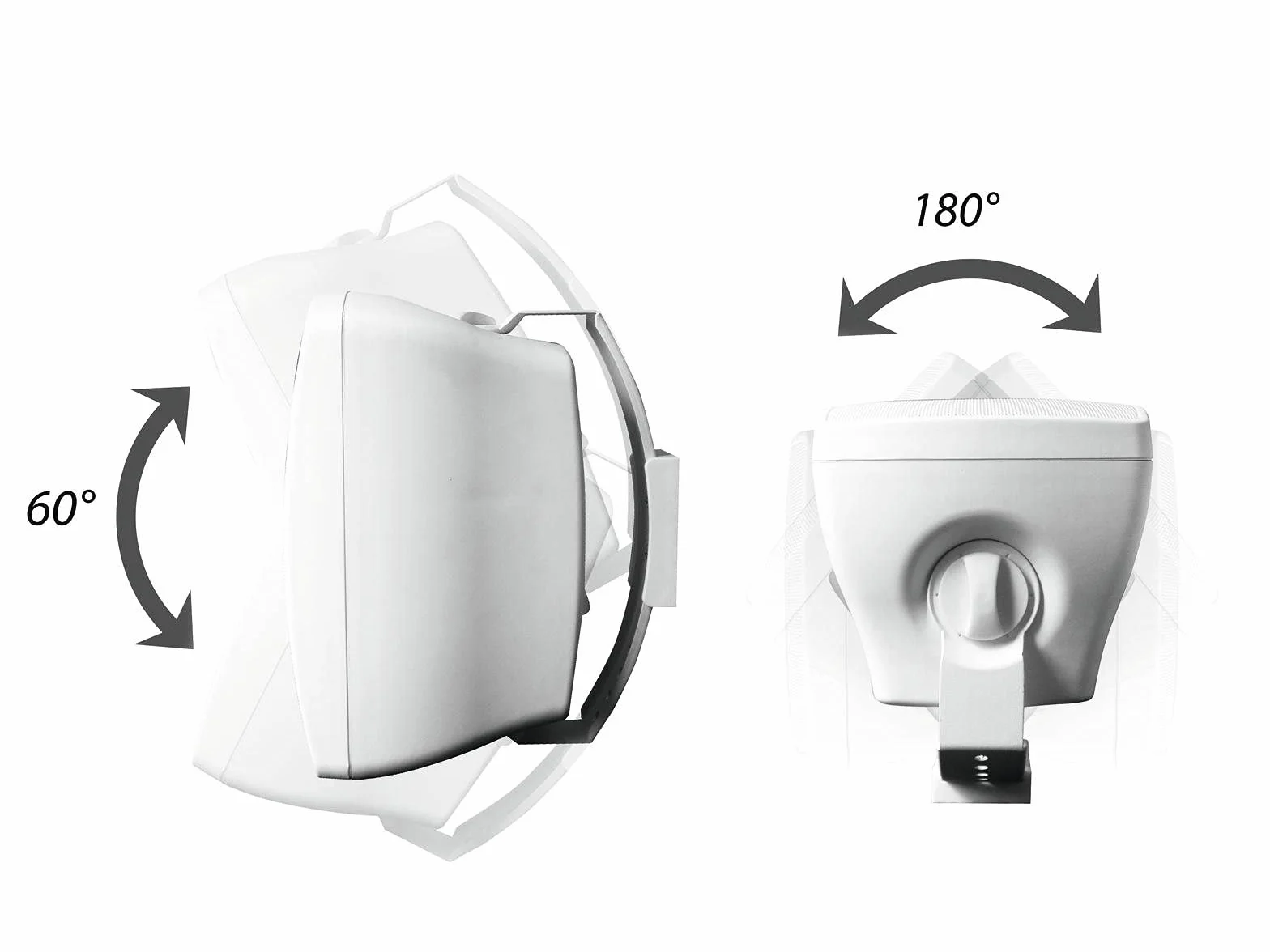 OMNITRONIC OD-6 Altavoces de Pared 2 Unidades 8 Ohmios 40 W RMS Resistente a la Intemperie