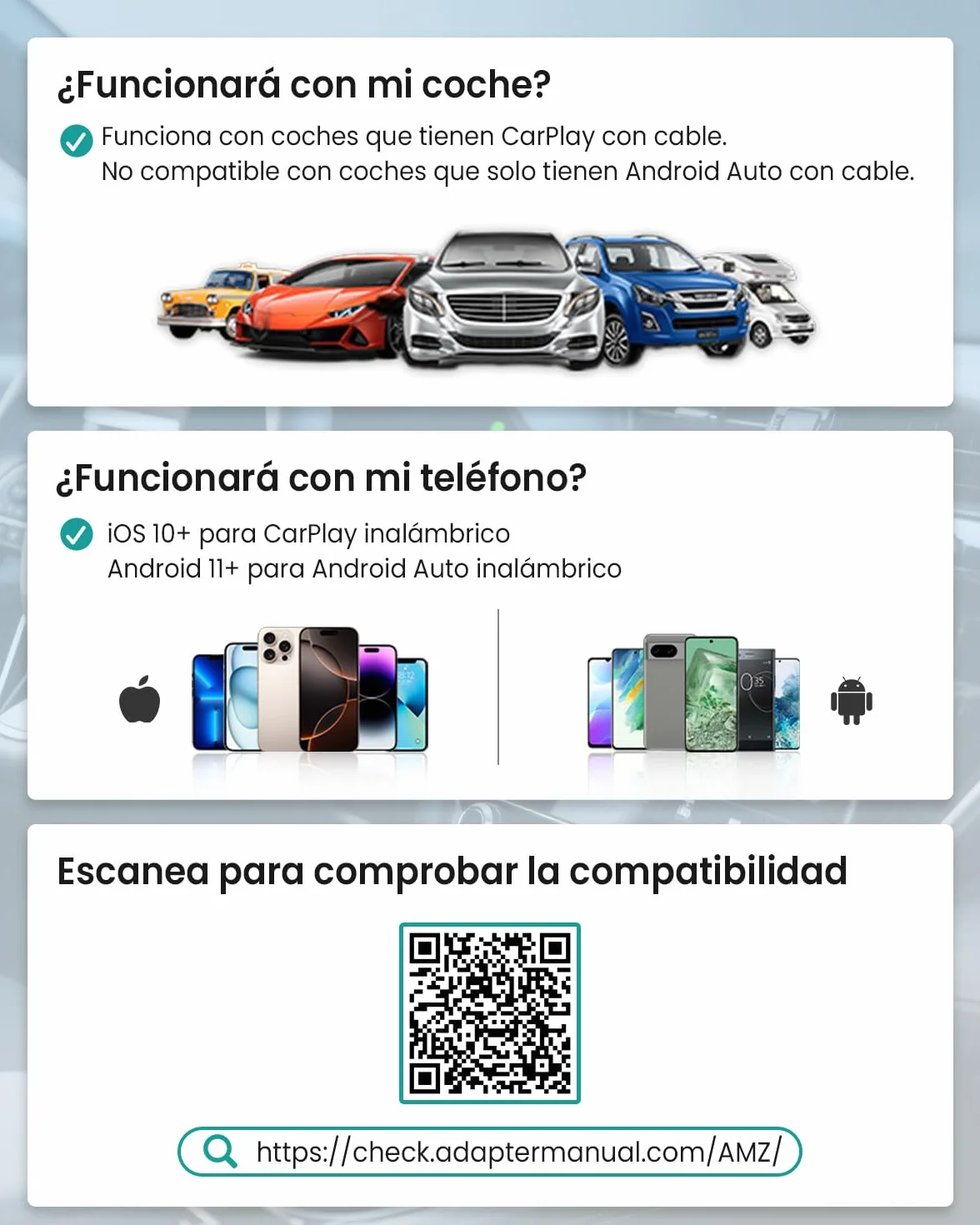 OTTOCAST Play2Video Ultra, 3 en 1 Caja AI para Netflix/Youtube/Prime Video, Adaptador CarPlay inalámbrico y Android Auto con USB, Wi-Fi Dual Band, Bluetooth 5.4, Baja Latencia, 4GB+32GB, Plug & Play