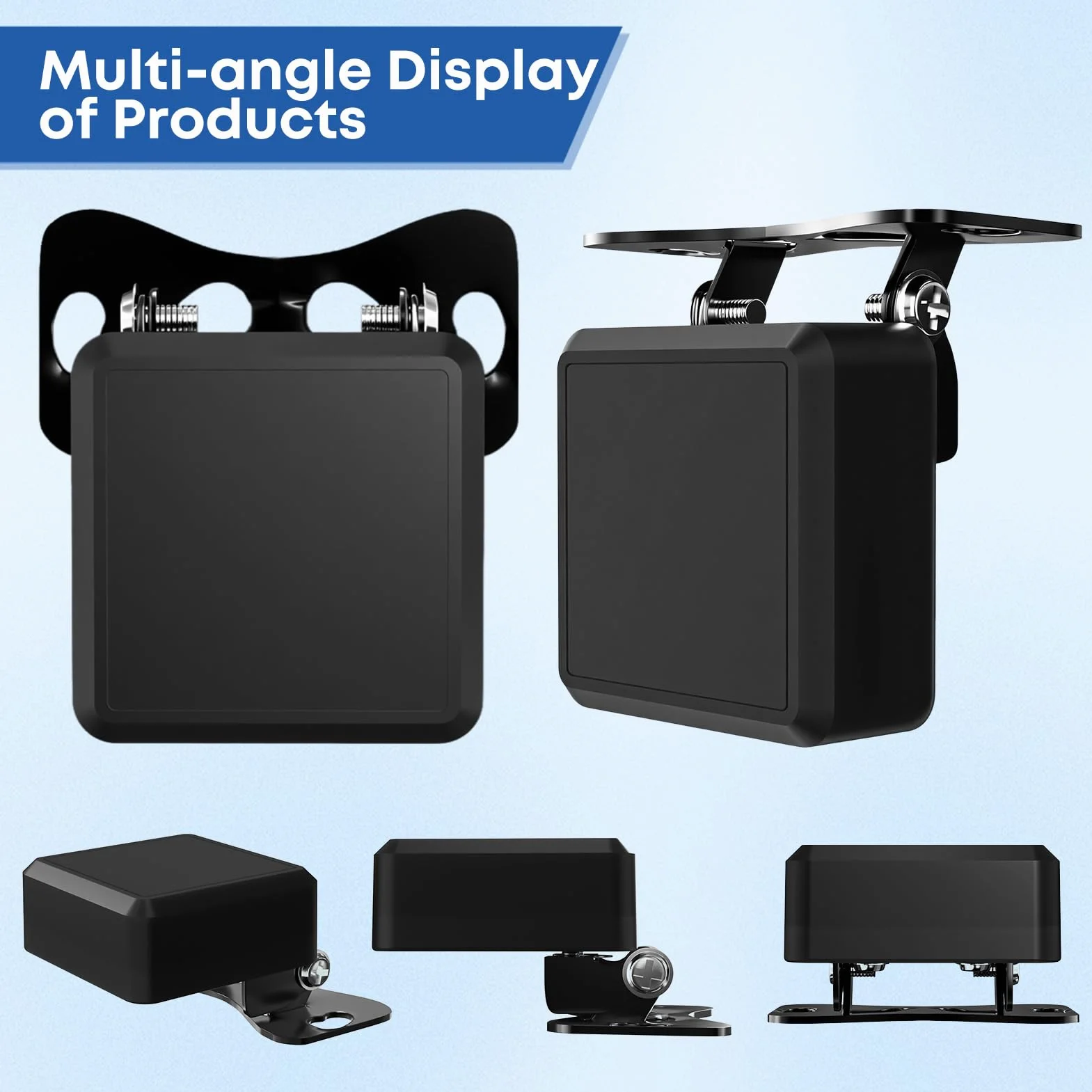 banapoy Detección Punto Ciego para Motocicleta, Asistente Cambio Carril Onda Milimétrica 60GHz con Alcance 50M, Alertas Visuales y Audibles Dos Etapas para Motocicleta, Bicicleta