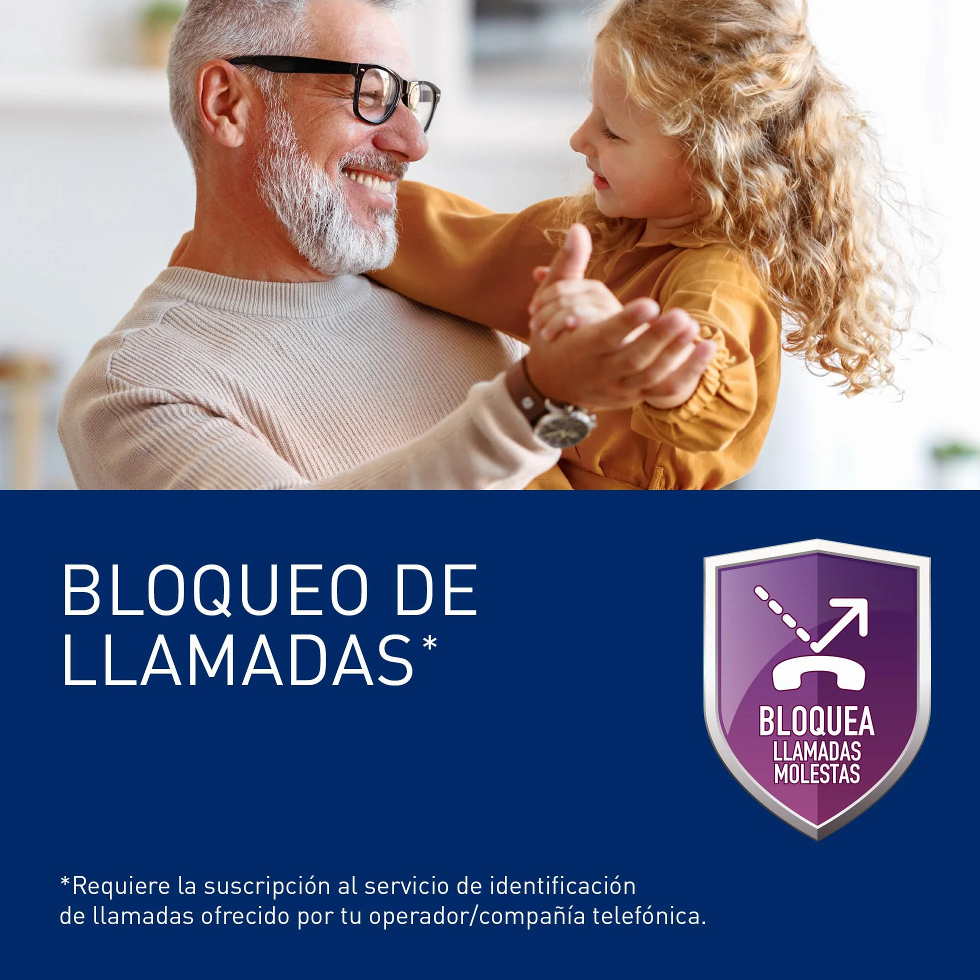 Panasonic KX-TG1612SP1 Teléfono Inalámbrico Digital DECT, Base y 2 Auriculares, Identificador Llamadas, LCD