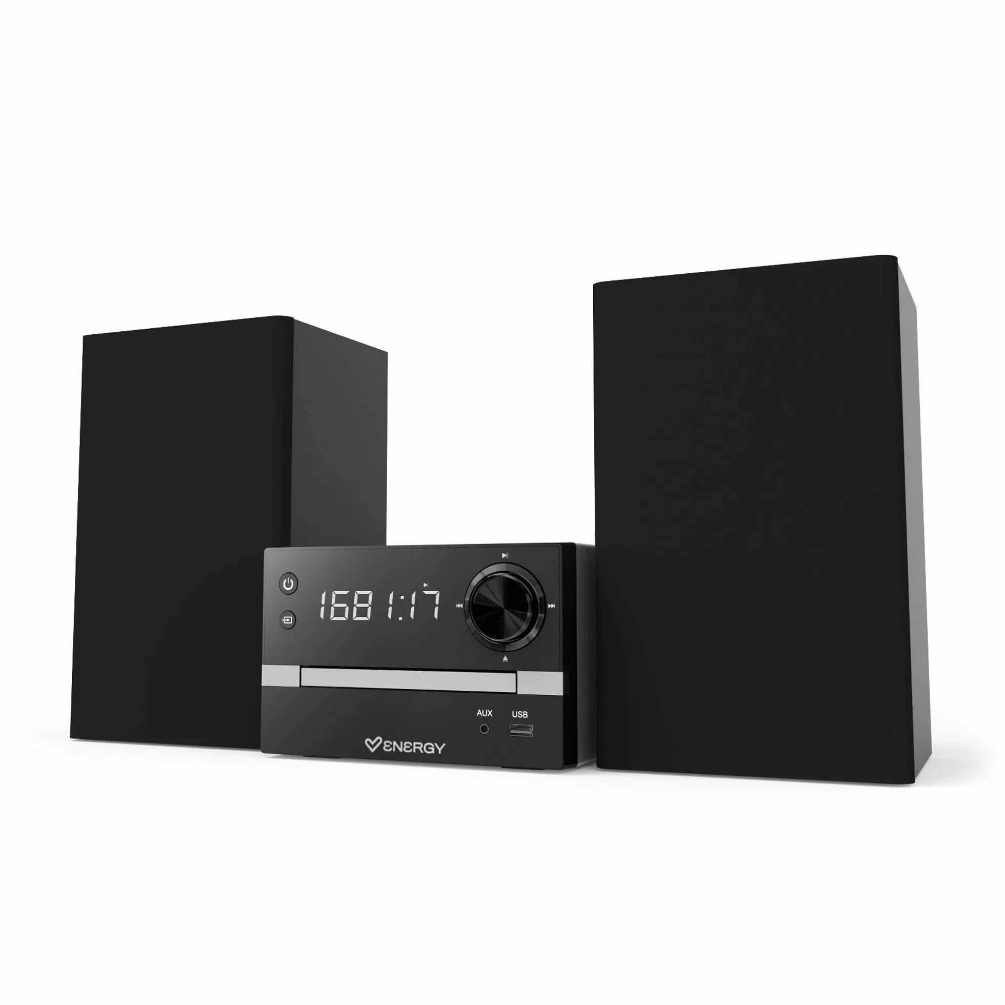 Energy Sistem Microcadena HiFi 30W Bluetooth Radio FM CD MP3/WMA USB AUX Altavoces Estéreo