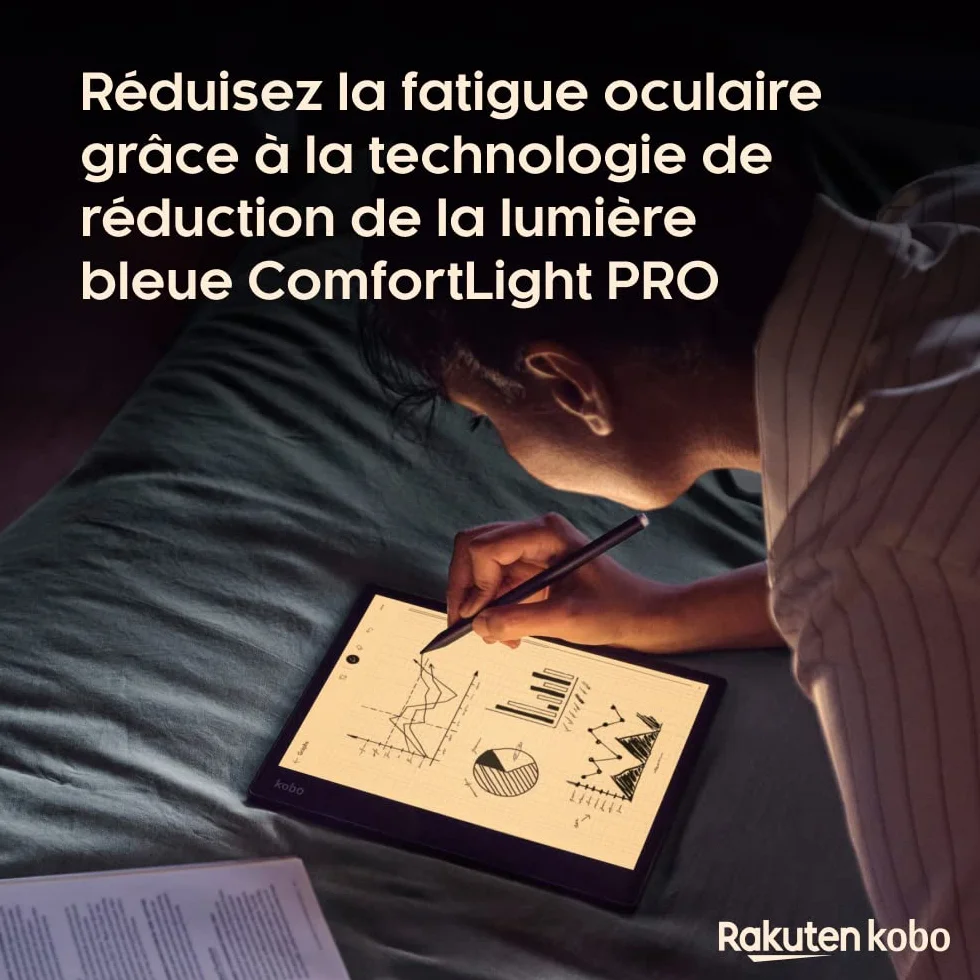 Kobo Elipsa 2E eReader 10,3" Pantalla táctil antirreflejos ComfortLight Pro Brillo Ajustable Wi-Fi Carta E Ink 32 GB Reacondicionado
