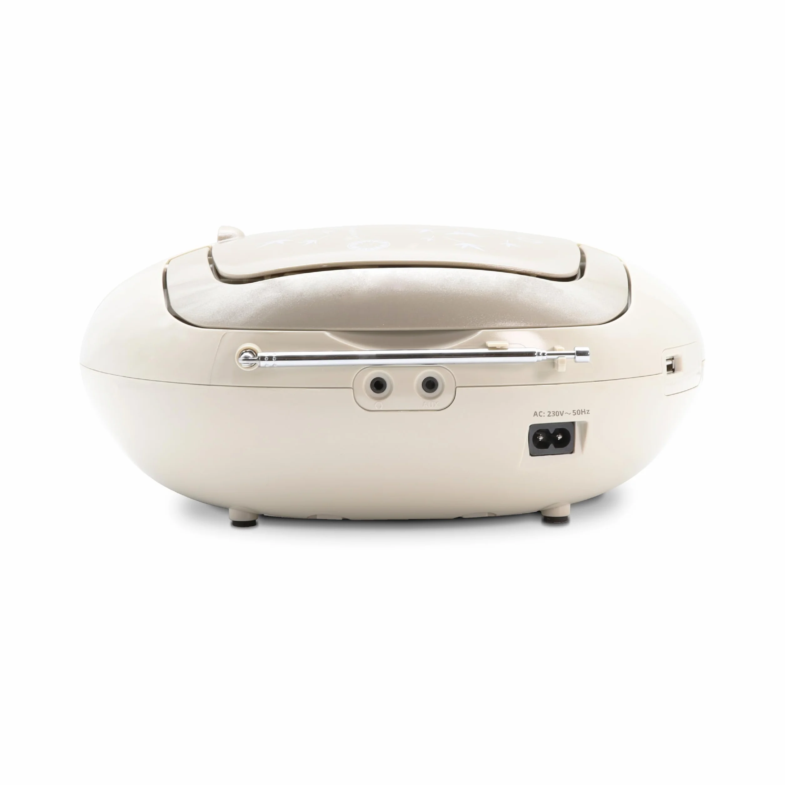 Mooov Reproductor CD Portátil Radio FM USB 6W CD-R CD-RW CD-MP3