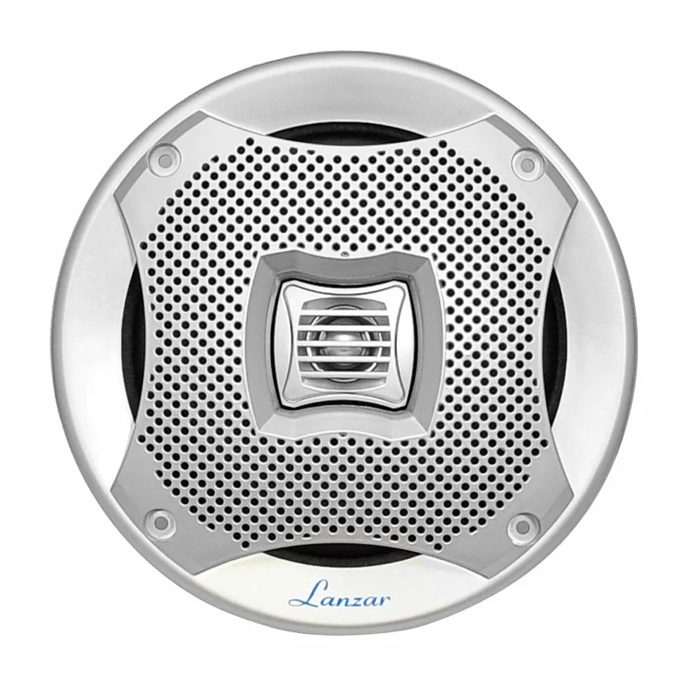 Lanzar AQ6CXW - Altavoz marino (2 canales, 400 W, 16,5 cm/6,5 pulgadas), color blanco