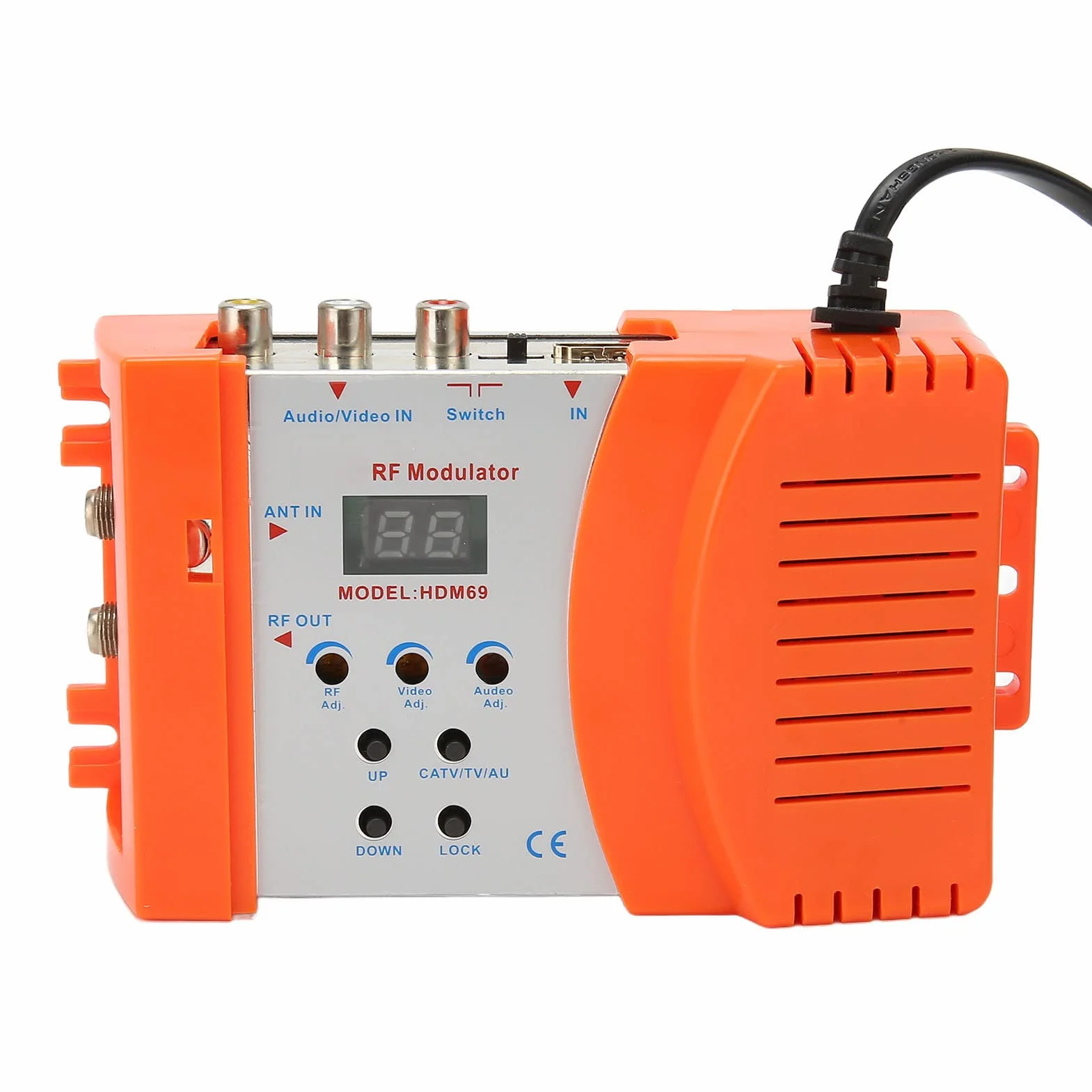 flexman Modulador HDMI, HD Multimedia Interface y AV a RF Modulador, HD 1080P Interfaz Multimedia, AV a RF Modulador HD Interfaz Multimedia RF Computadora de Frecuencia, Modulador Portátil Estándar