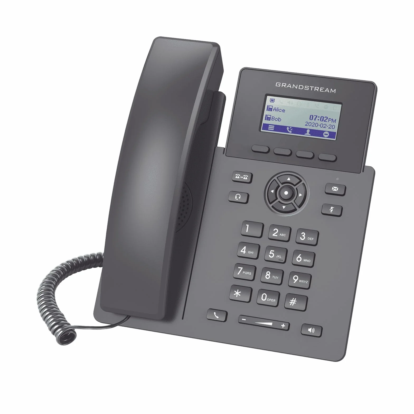 Grandstream Networks GRP2601 IP Phone Black 1 Lines LCD