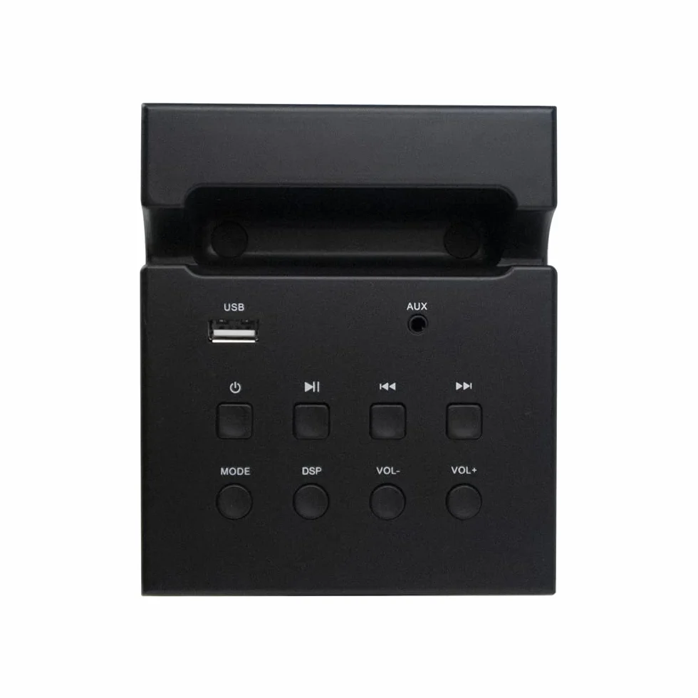 NGS Sky Charm Torre de Sonido Bluetooth 50 W con Mando a Distancia, Entrada Óptica para TV, USB, Radio FM, AUX, Negro