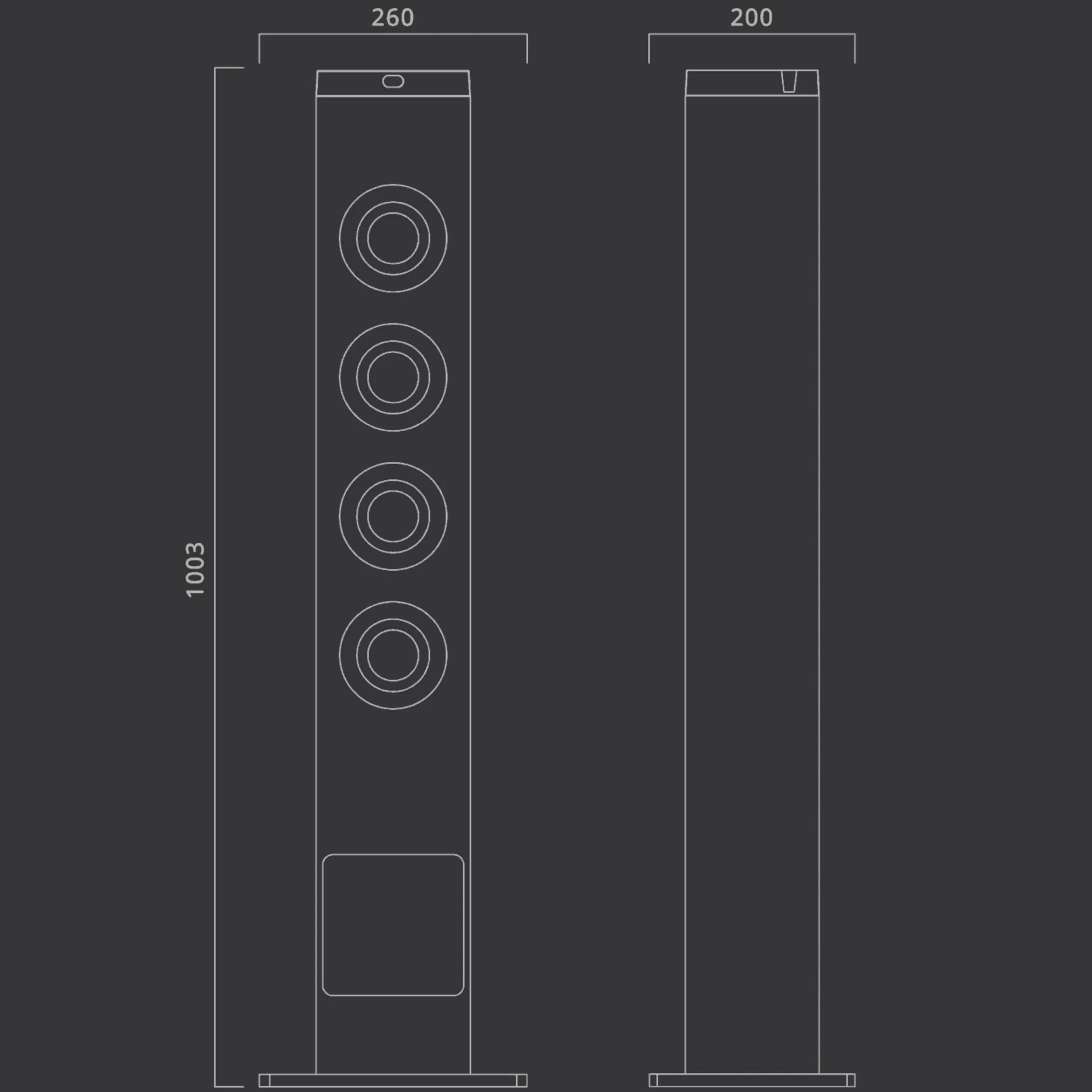 Muse M-1250BT Torre de Sonido con Bluetooth A2DP