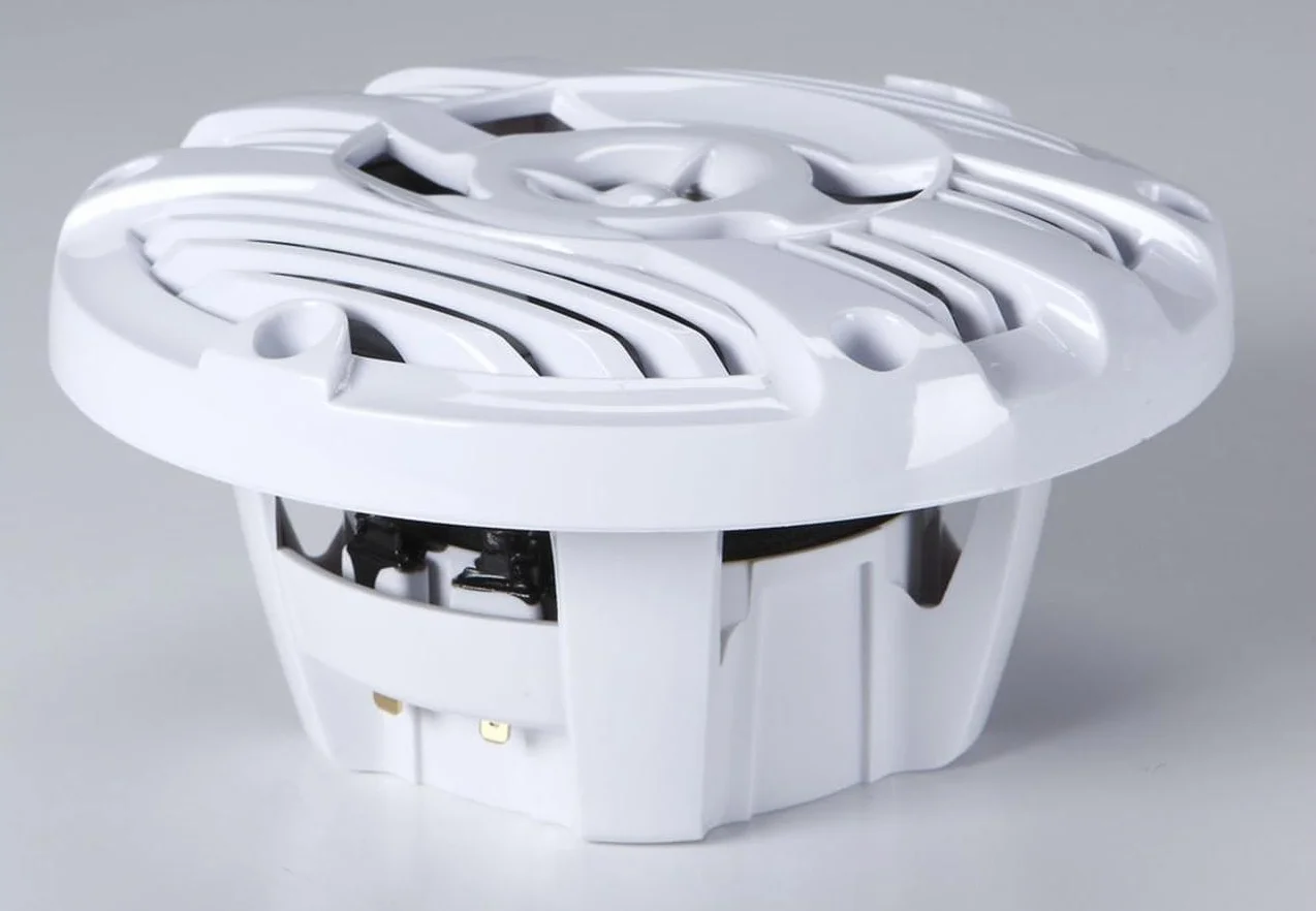 Kenwood KFC-1653MRW Altavoces Marinos de 2 vías de 170mm | Sistema de Altavoces para Barco con Cono Hidrófugo de 170mm. para Uso Exteriores y en Condiciones de Humedad. Rejilla Resistente a Rayos UV