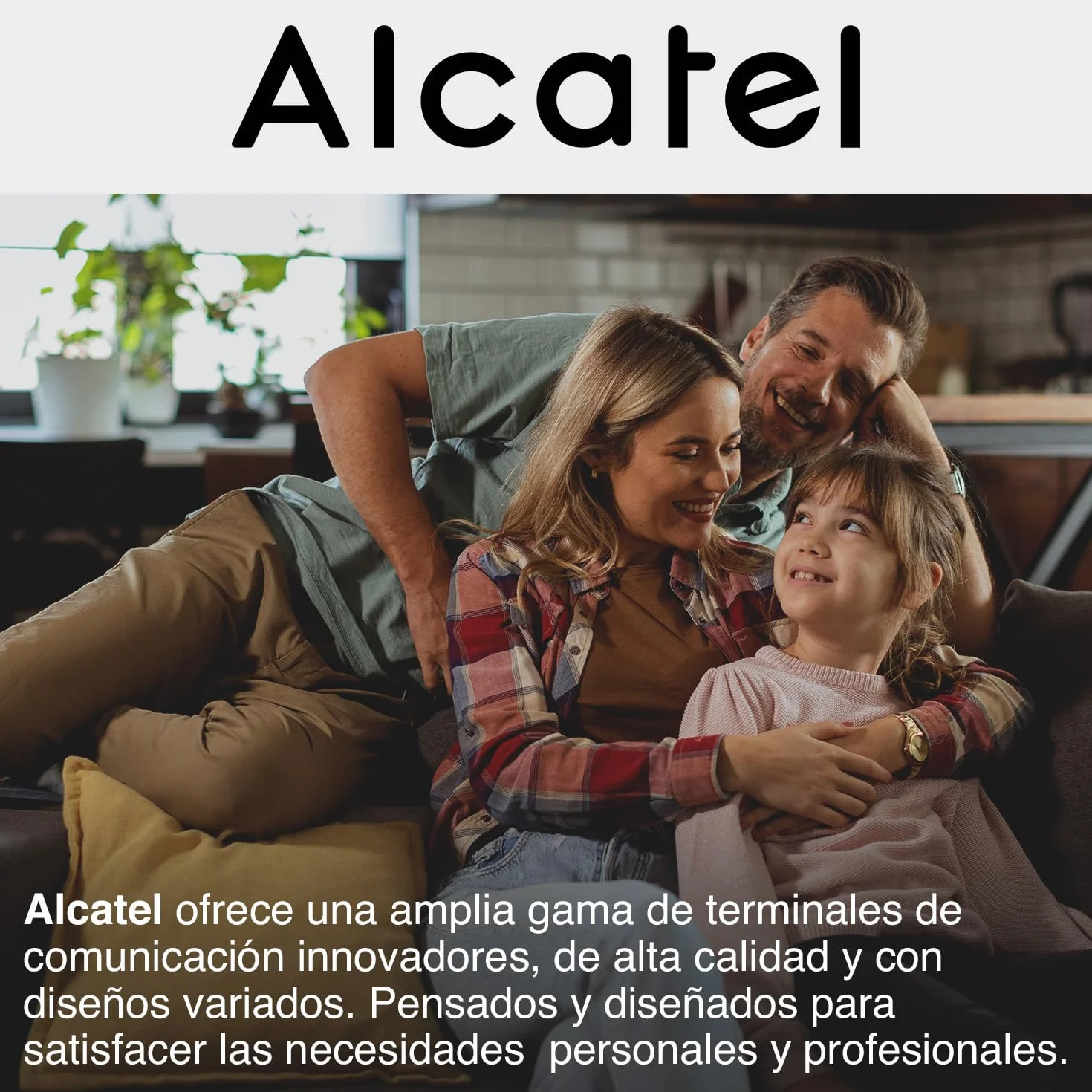 ALCATEL S280 Dúo Teléfono Inalámbrico DECT 2 Terminales Negro