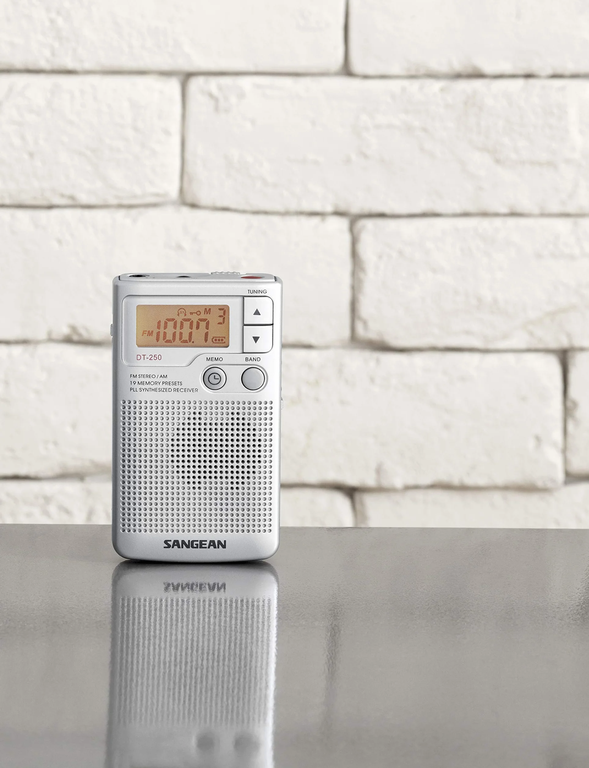 Sangean DT-250 - Radio, plateado