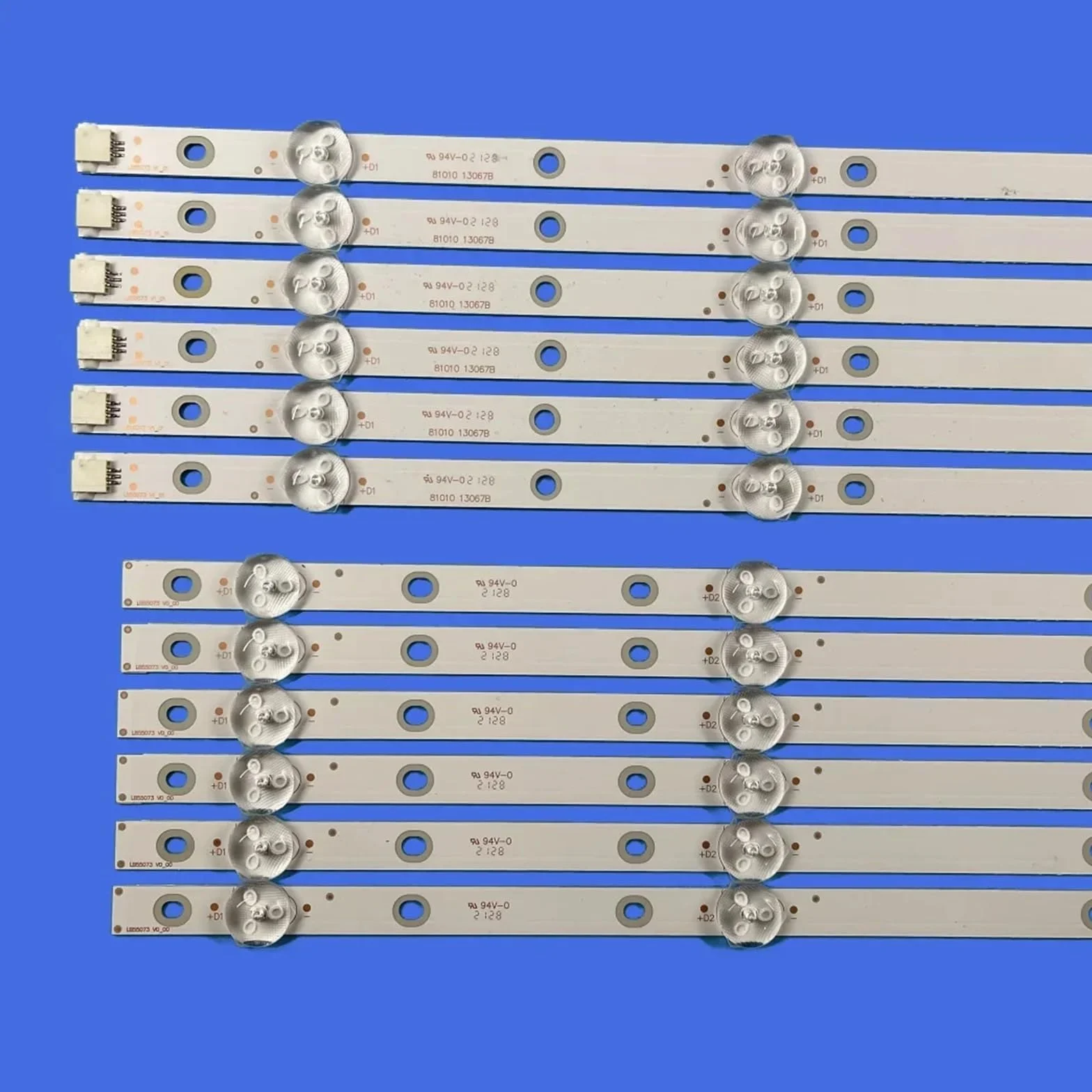 Tira De LED For Iluminación Trasera Compatible for For Philips 55PUS6503 /12 55PUS6412 55PUS7503 55PUS6162 55PUS6262 55PUS6753 55PUS7303 55PUS6703 TPT550U1