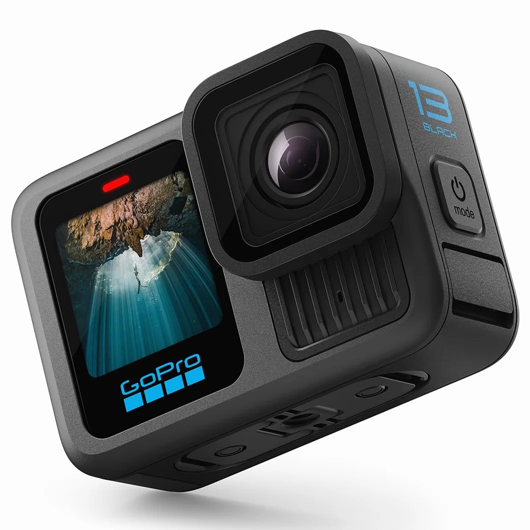 GoPro HERO13 Black Cámara de Acción Resistente al Agua 5.3K60 27MP Compatibilidad Lentes Serie HB
