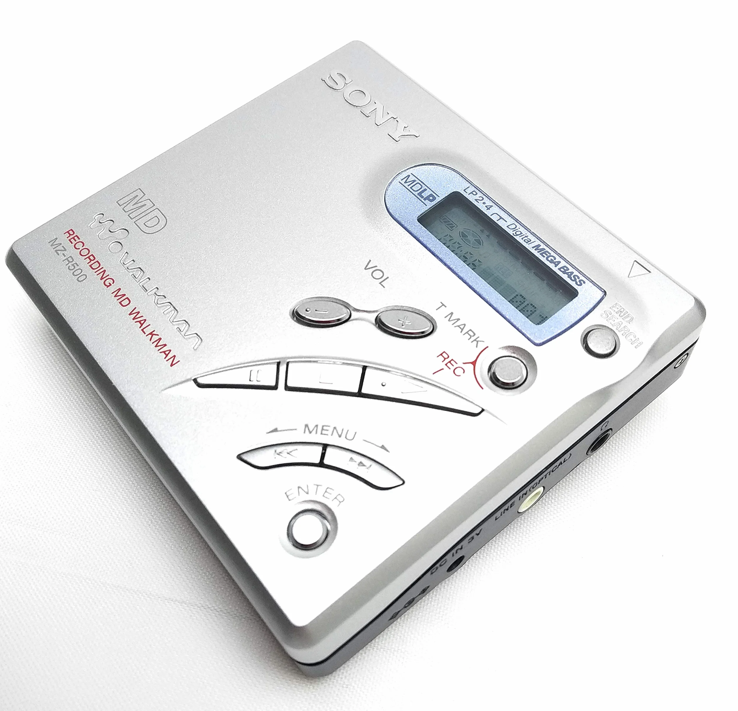 Sony MZ-R500/S - Reproductor portátil Mini Disc