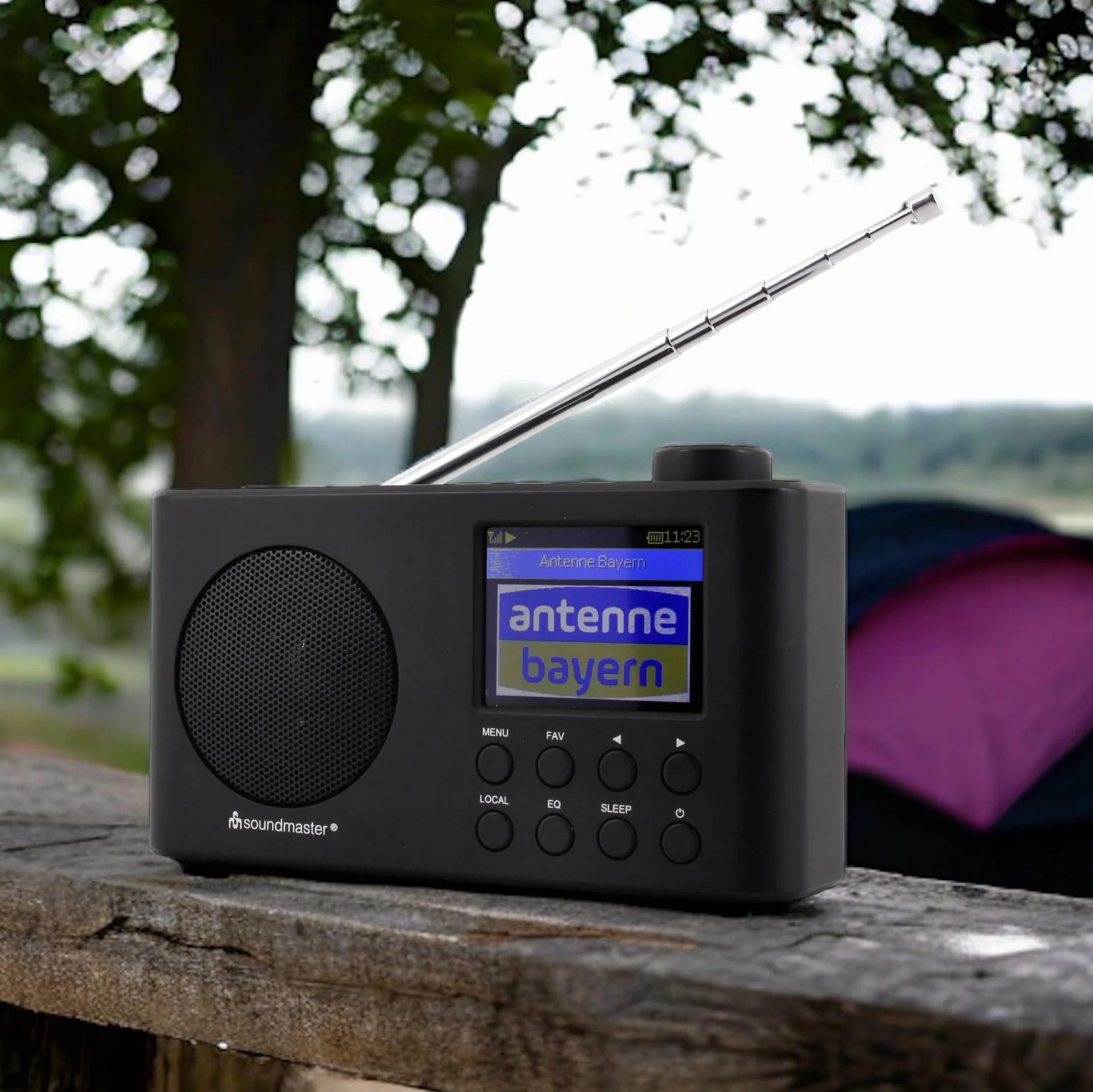 Soundmaster IR6500SW - Radio Portatil con WLAN, Radio FM - RDS, Radio Dab Plus, Recepción Bluetooth, Reproductor de Red UPnP, 150 Memorias, Ecualizador, CA/Batería Recargable, Toma de Carga USB-C