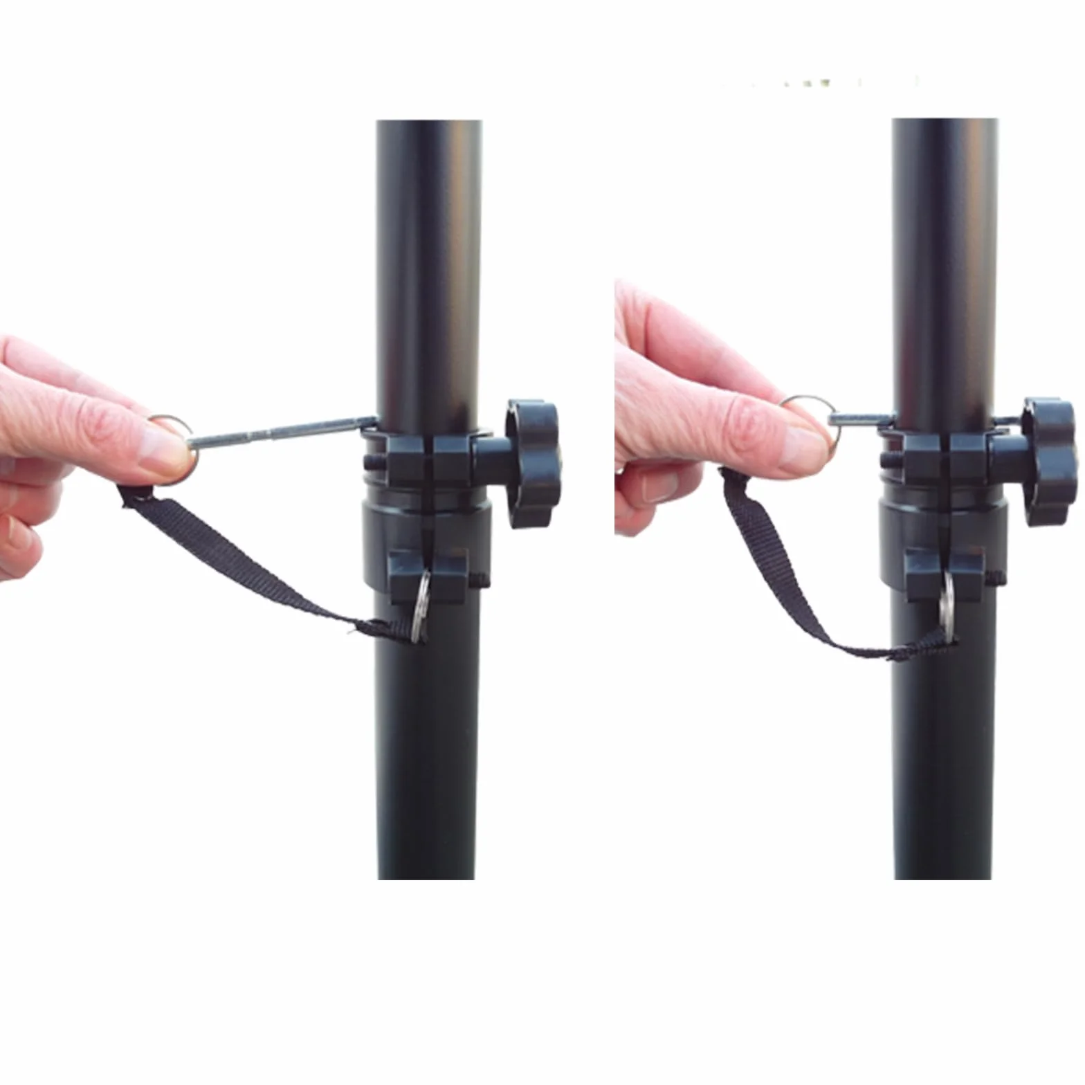 Soportes para Altavoces Ajustables con Trípode 100-180 cm 60 kg - Pack de 2 - Incluye Bolsa de Transporte - Modelo BS3x2_BS3TKx1