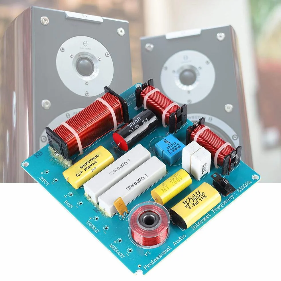 Divisor de frecuencia de 3 vías 300W para altavoz KTV DIY