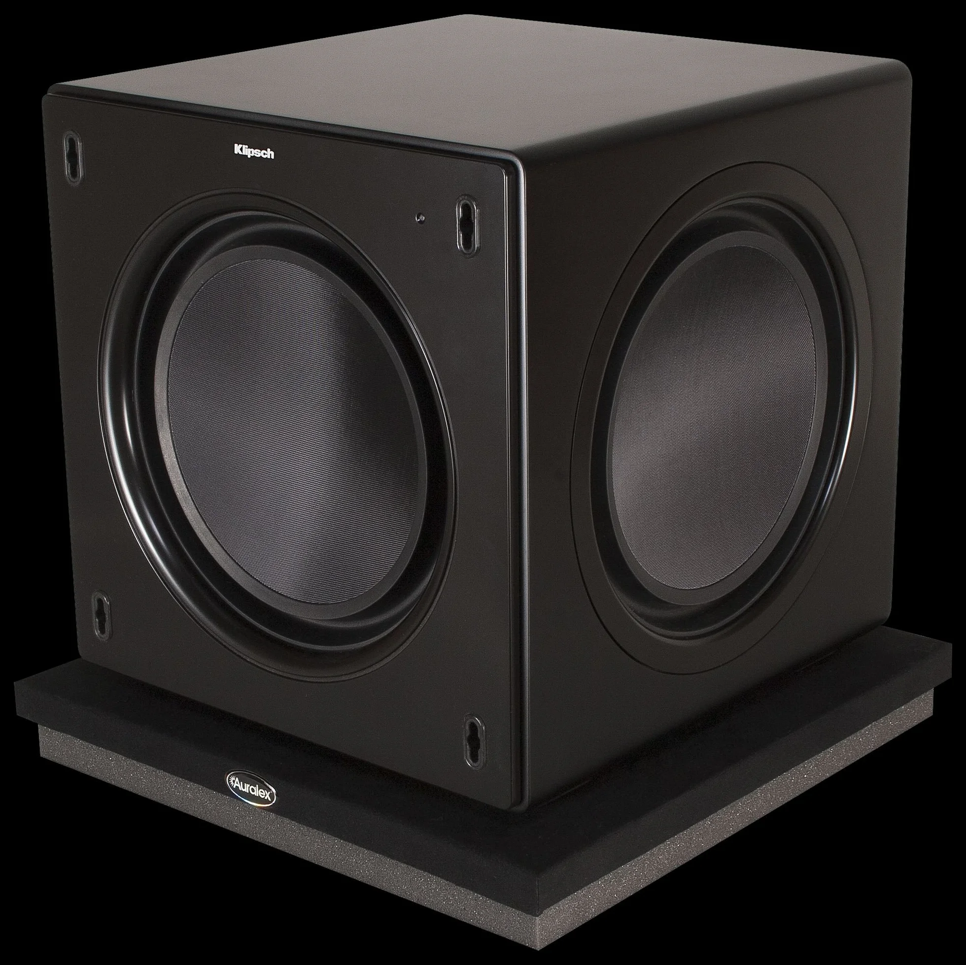 Auralex SUBDUDE-V2 II ISO Series Desacoplador Acústico 4,5 x 38 x 38 cm Negro y Gris