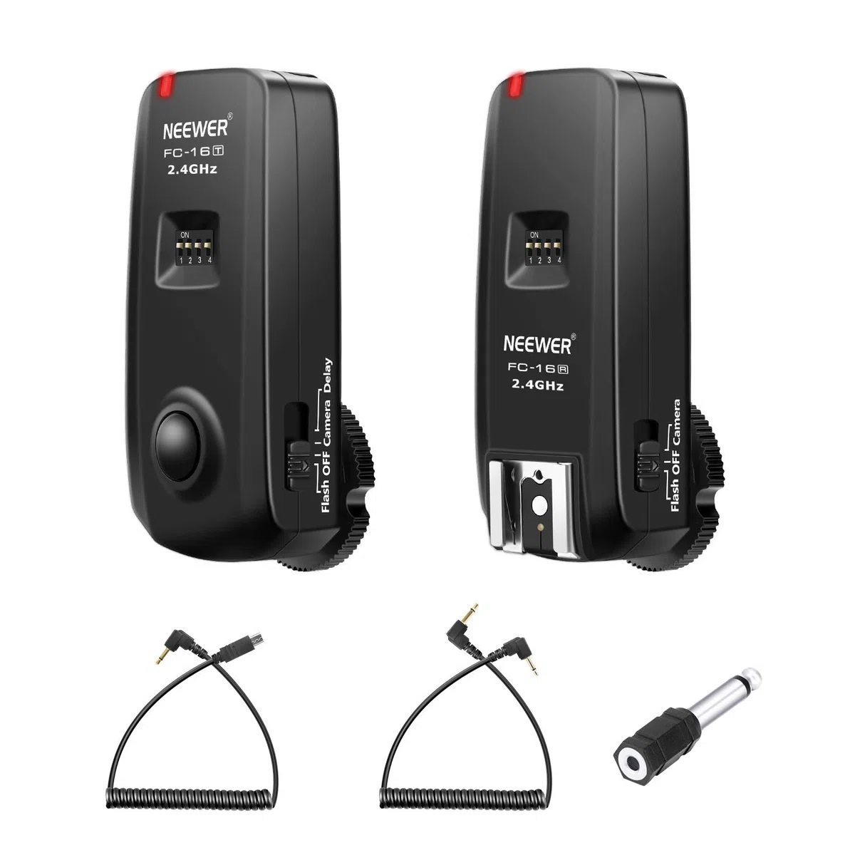 NEEWER FC-16 3-en-1 2,4G 16 Canales Disparador de Flash Remoto inalámbrico Compatible con Sony A9II A9 A7RIV A7RIII A7RII A7R A7III A7II A7 A7SII A7S A6600 A6500 Sony DSLR Cámara de Fotos