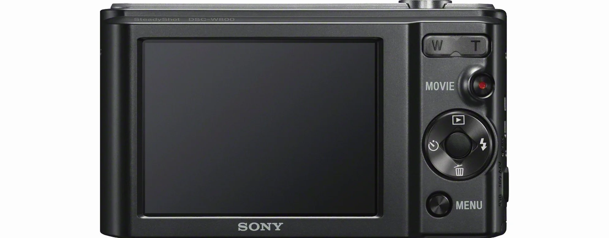 Sony DSCW800B.CEH Cámara compacta Digital 20,1 MP Zoom 5X LCD 2,7 720p HD Lente G 26 mm Negra