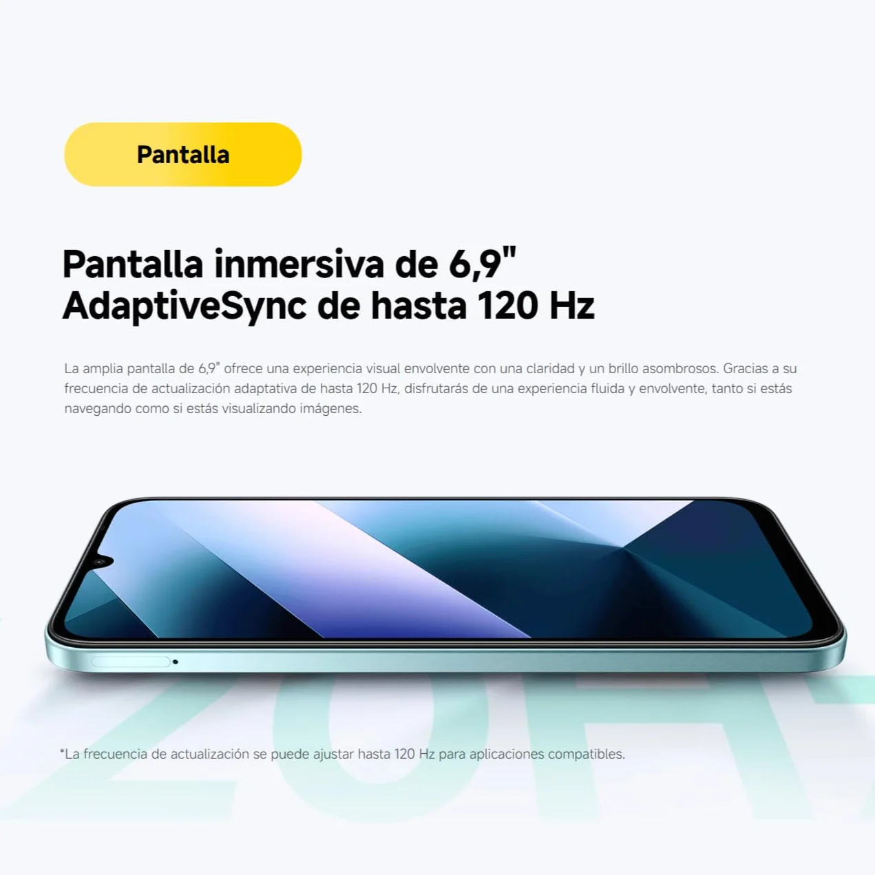Xiaomi POCO C85 Smartphone 8+256GB Cámara Dual 50MP AI Pantalla 6,9" Octa-Core Carga Rápida 33W 6000mAh Verde