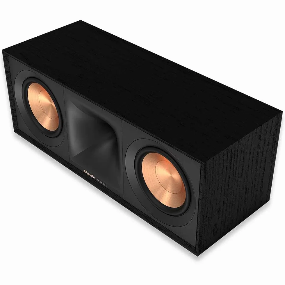 Klipsch R-50C Black (Unidad) - Altavoz Central Negro para Home Cinema - 100W/400W - 8 Ohm