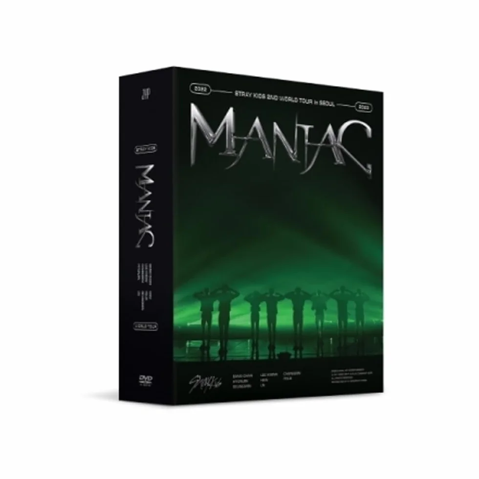 Stray Kids 2ª gira mundial MANIAC Seúl Fotolibro Póster plegable SKZ Versión DVD