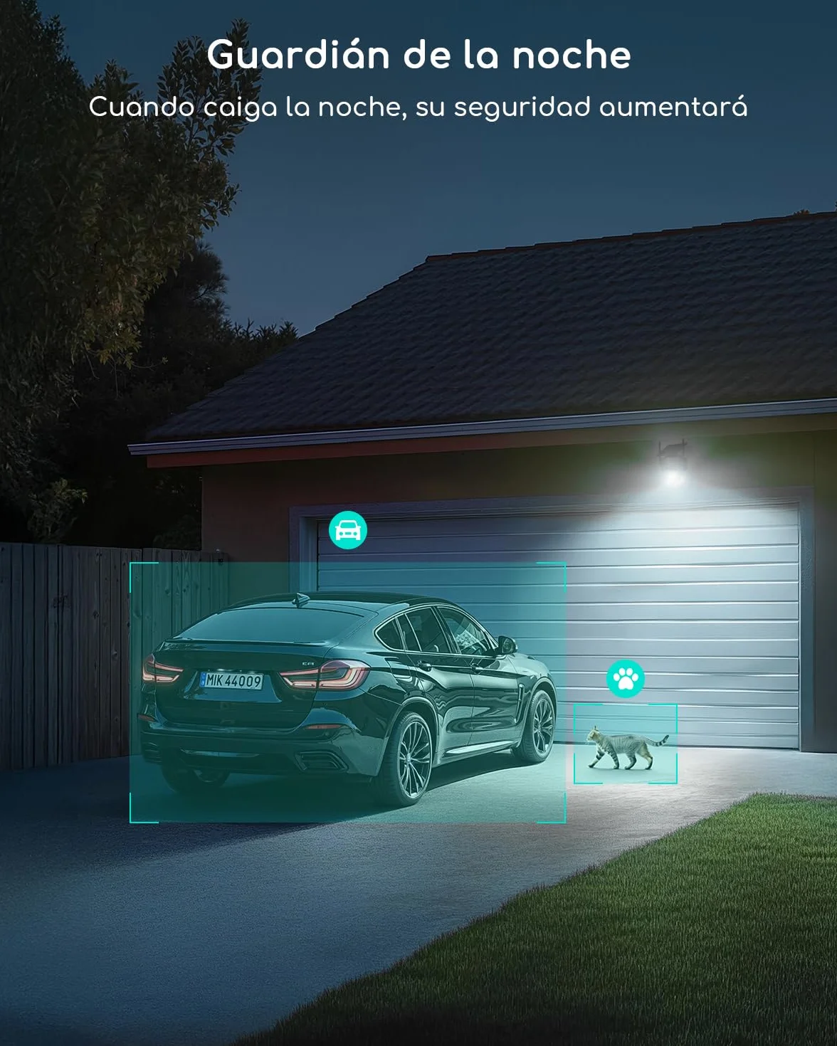 COOAU 2K Camara Vigilancia WiFi Exterior Solar,Carga en Días Nublados,Fácil Instalación,Camaras vigilancia Domicilio WiFi con 360° PTZ,Visión Nocturna en Color,Audio Bidireccional,Alarma PIR,IP66