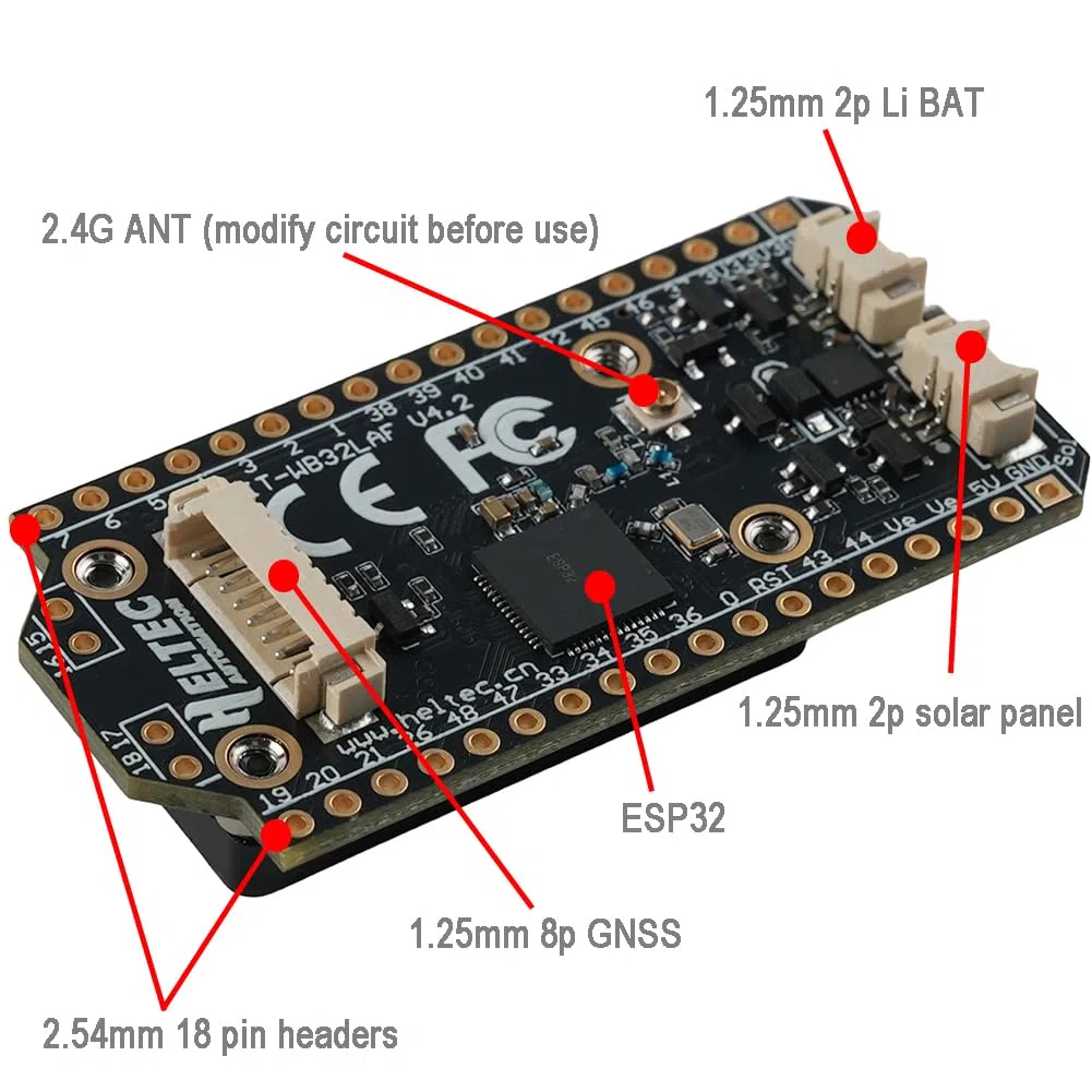 DIYmalls Placa de desarrollo ESP32 LoRa 32 V4 de 868 MHz + antena LoRa de 868 MHz para Meshtastic IOT LoraWan Gateway compatible con Heltec LoRa32 V3 Dev Board (2 unidades)
