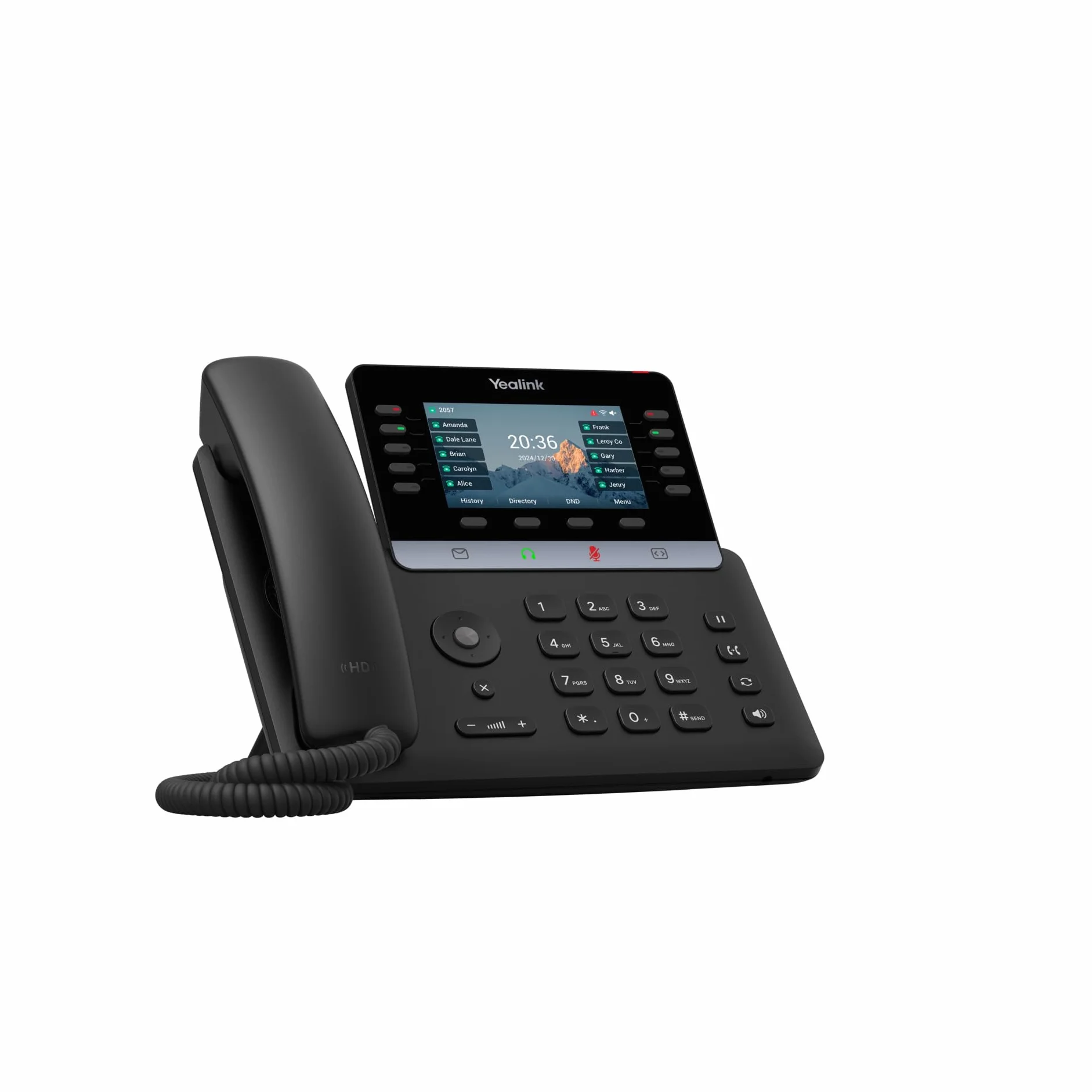 Yealink SIP-T74U Negro VoIP-Telefon