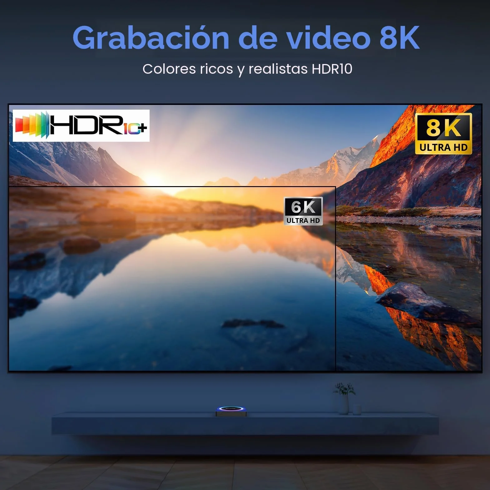 Android 13.0 TV Box 4GB RAM 32GB ROM RK3528 Quad-Core Dual WiFi 6 BT 5.0 8K Ethernet HD 2.0 Smart TV Box