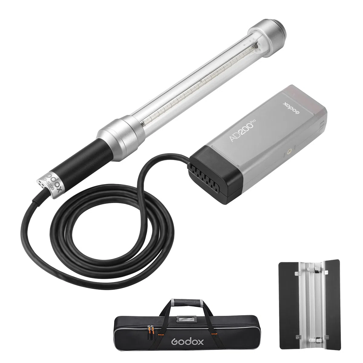 Godox AD-S200 - Flash portátil (200 W, para fotografía de retratos al aire libre y bodas GODOX AD200 AD200Pro