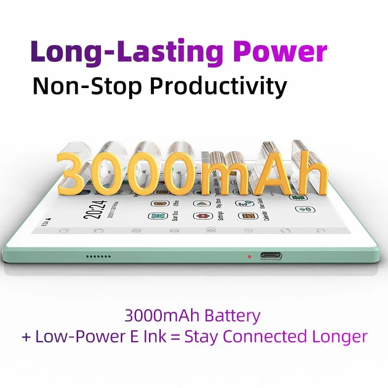 Bigme B7 Pro Tablet ePaper 7 Pulgadas 8+256GB 4G Verde