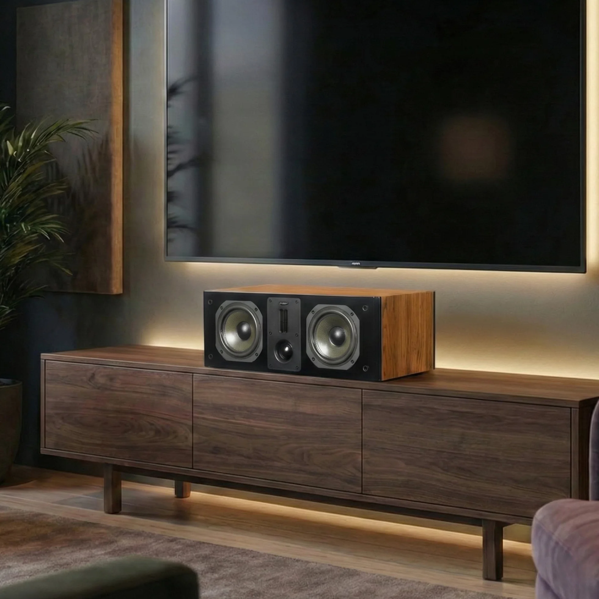 Dynavoice Definition DC 5 Altavoz Central Woofer 5.25 Roble Natural