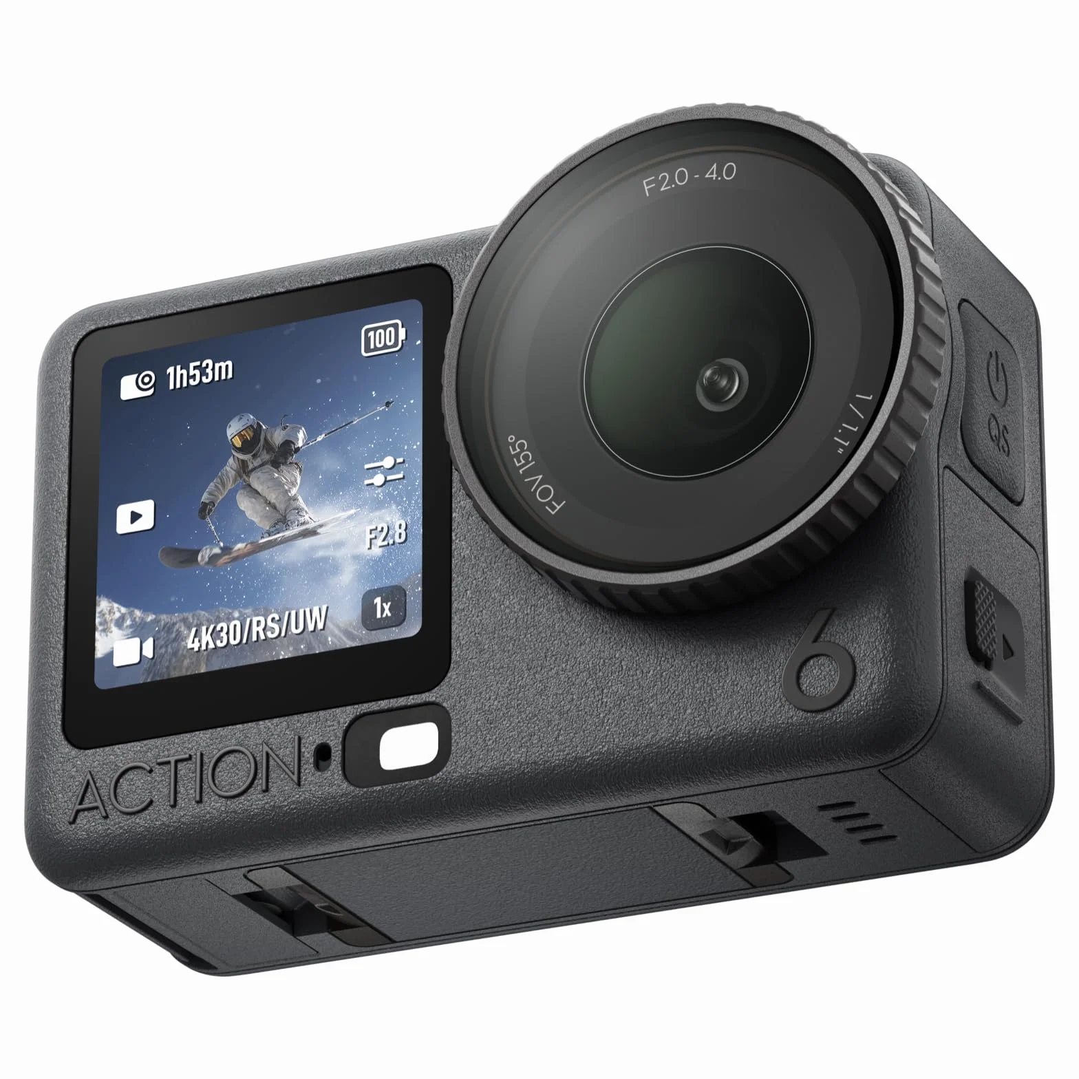 DJI Osmo Action 6 Pack Estándar Cámara de Acción 8K Sensor 1/1.1 Pulgadas Apertura Variable Batería 4 Horas