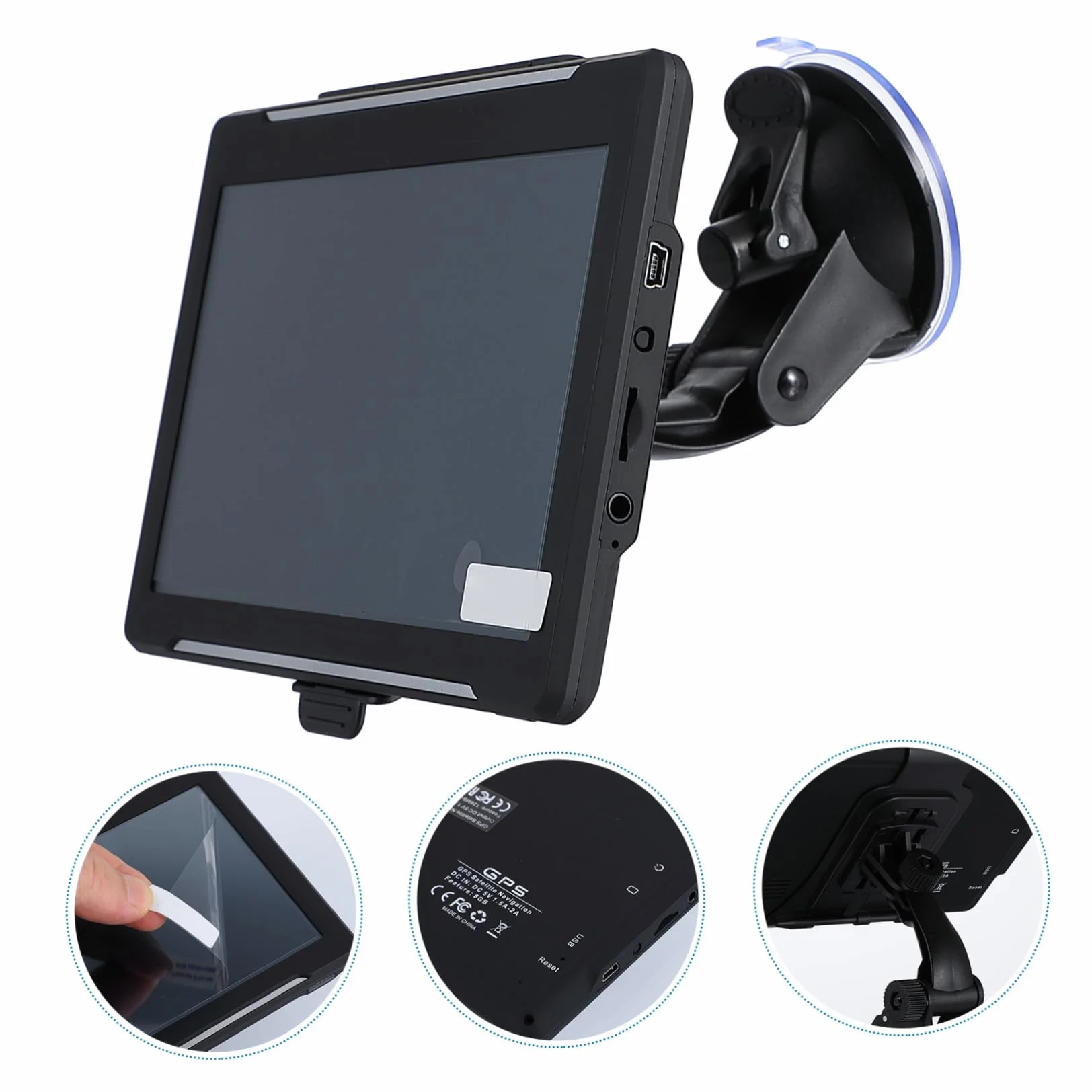 LABRIMP GPS 8gb ROM para Camión y Coche de 7 Pulgadas Pantalla Táctil Voz de Guía Integral para Conducción Confiable