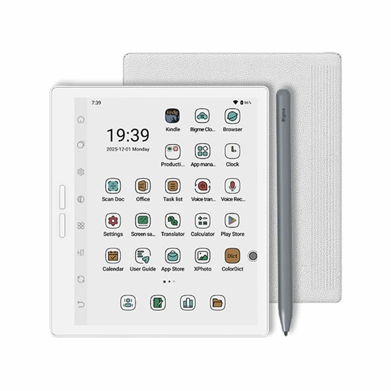 Bigme B751C-S Lector electrónico a color 7 pulgadas antideslumbrante Android 14 64 GB blanco
