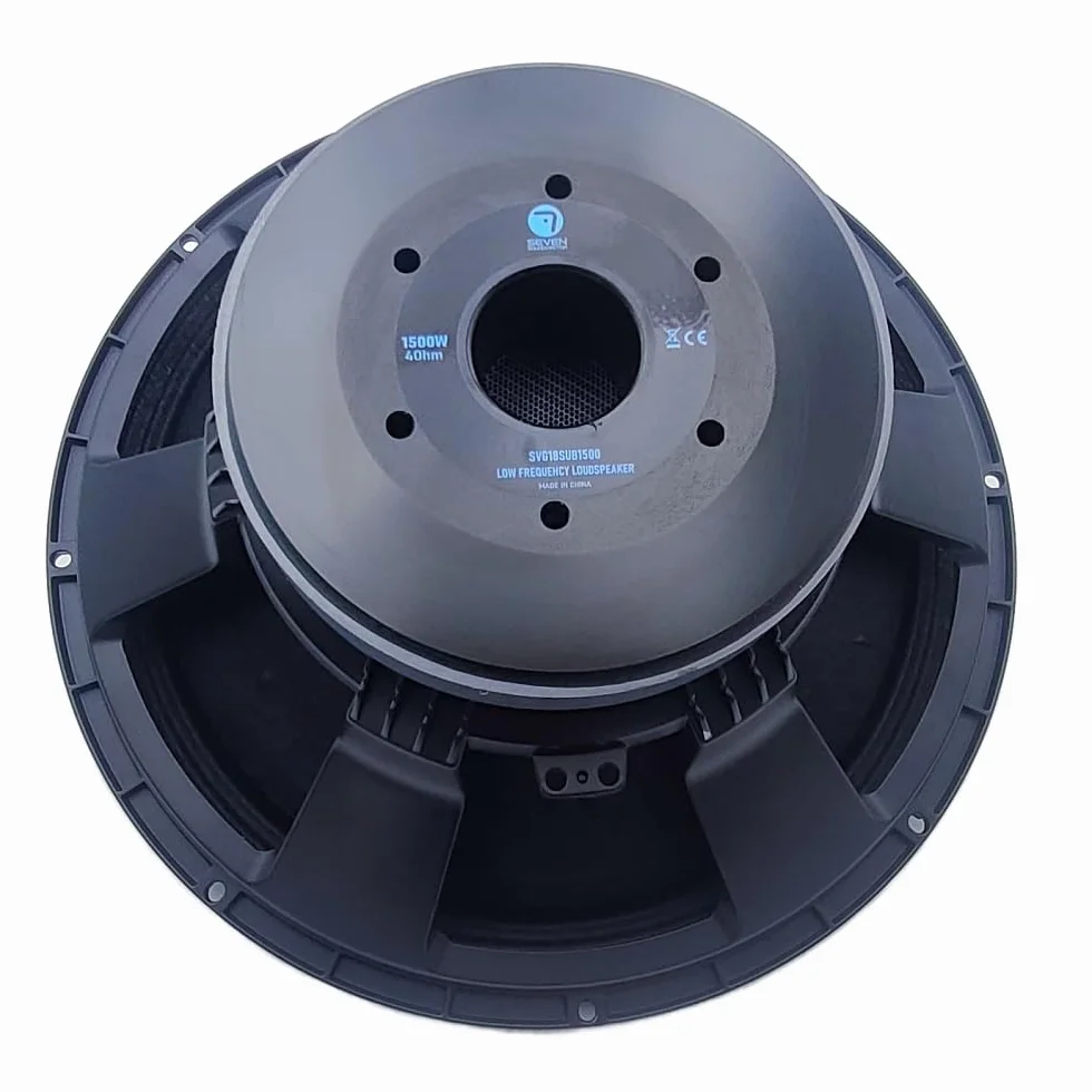 Seven Soundvector SVG18SUB1500/8 Subwoofer 18 Pulgadas Altavoz Profesional de Grave Sub-Grave 8 Ohm 1500 AES 3000W Peak