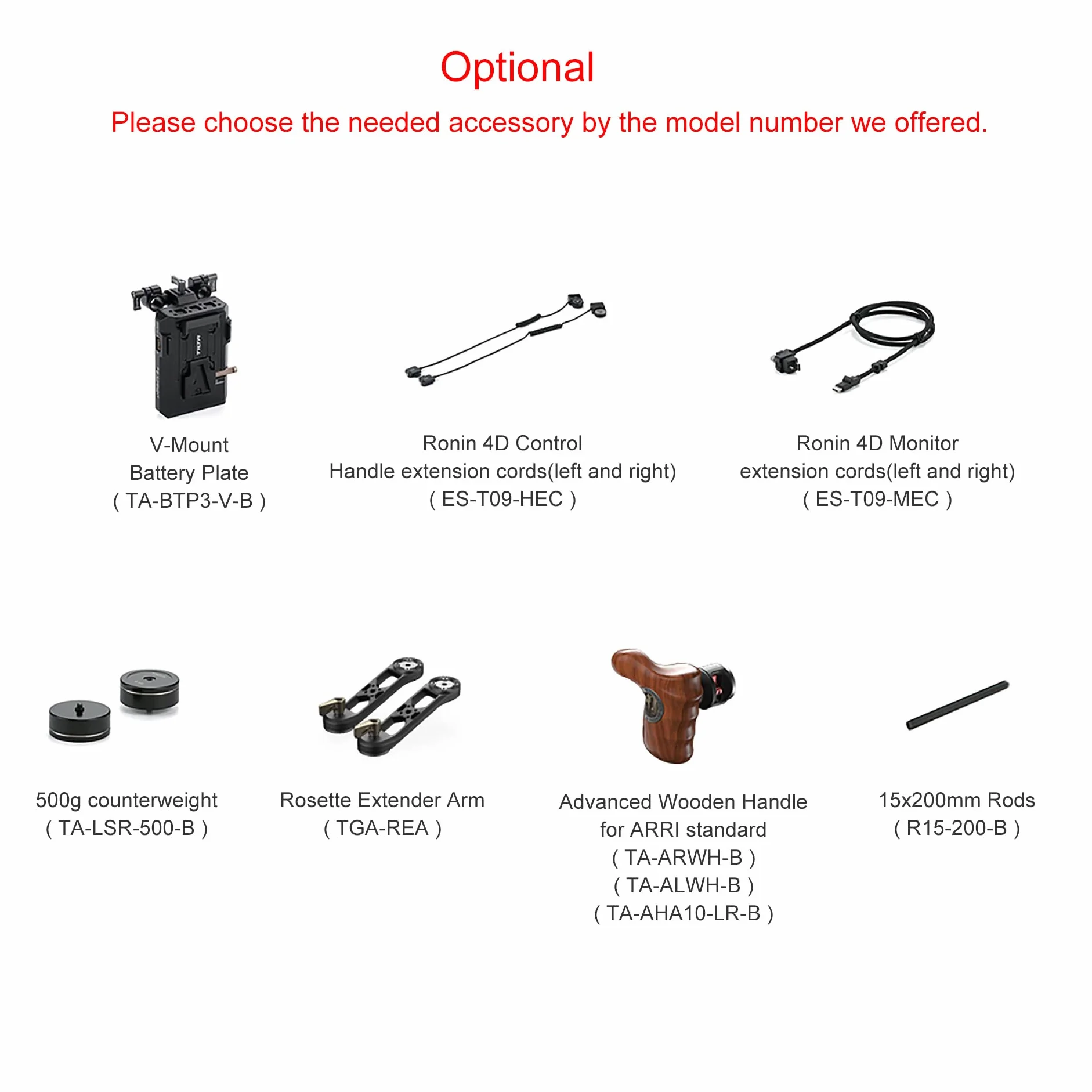 TILTA TA-LSR-B-2 Lightweight Shoulder Rig Rosette Handgrip Dual Baseplate para Sony A1 A7S III A7M4 FX3 R5 R5C GH6 Red Komodo