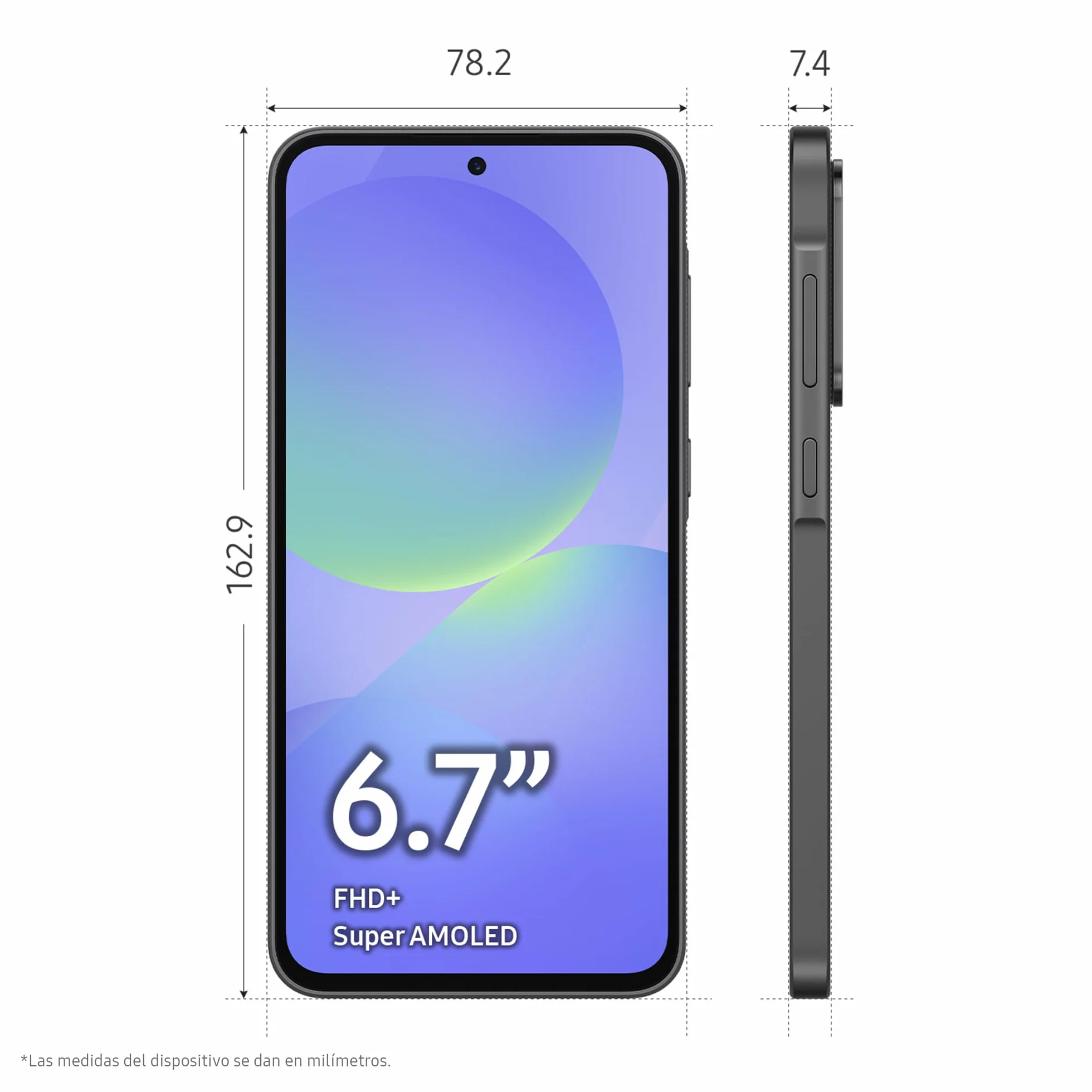 Samsung Galaxy A36 5G 256GB Teléfono Móvil, 6GB RAM, 50MP Cámara, Negro, Garantía del Fabricante 3 Años + 1 Año Extra