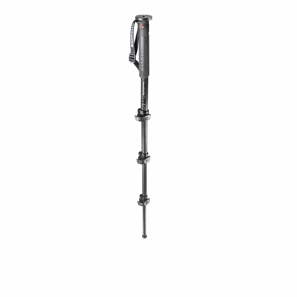 Manfrotto MPMXPROC4 - Monopié XPRO+, 4 secciones, fibra de carbono