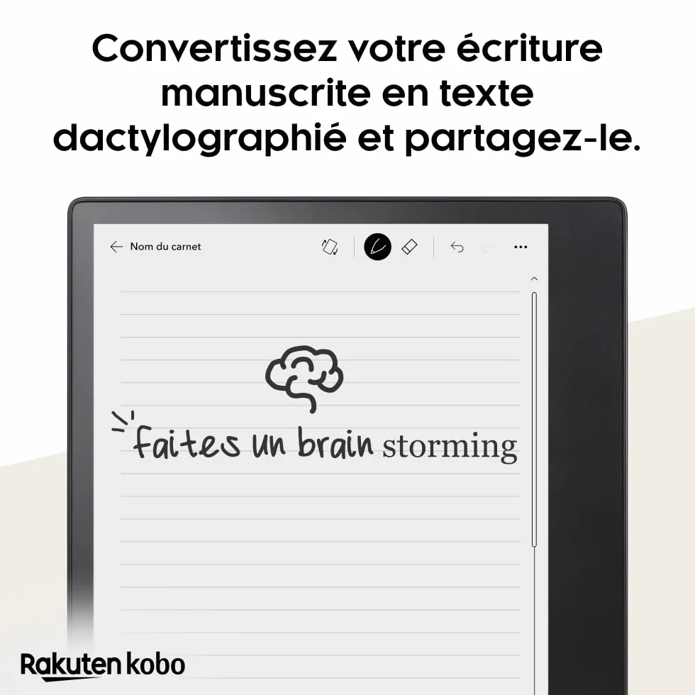 Kobo Elipsa 2E eReader 10,3" Pantalla táctil antirreflejos ComfortLight Pro Brillo Ajustable Wi-Fi Carta E Ink 32 GB Reacondicionado