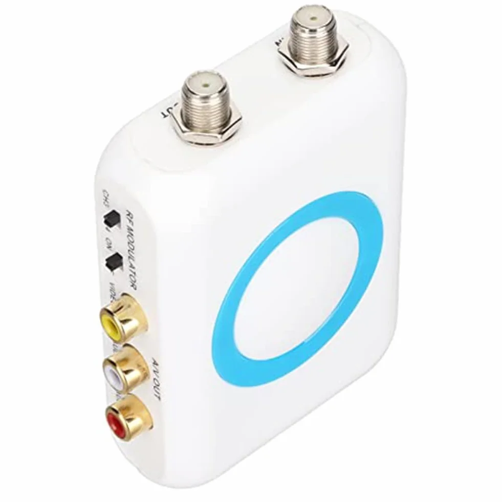Modulador HD para PAL NTSC, convertidor RF 1080P con entrada HDMI y salida AV/RF, diseño compacto para uso doméstico multimedia TV