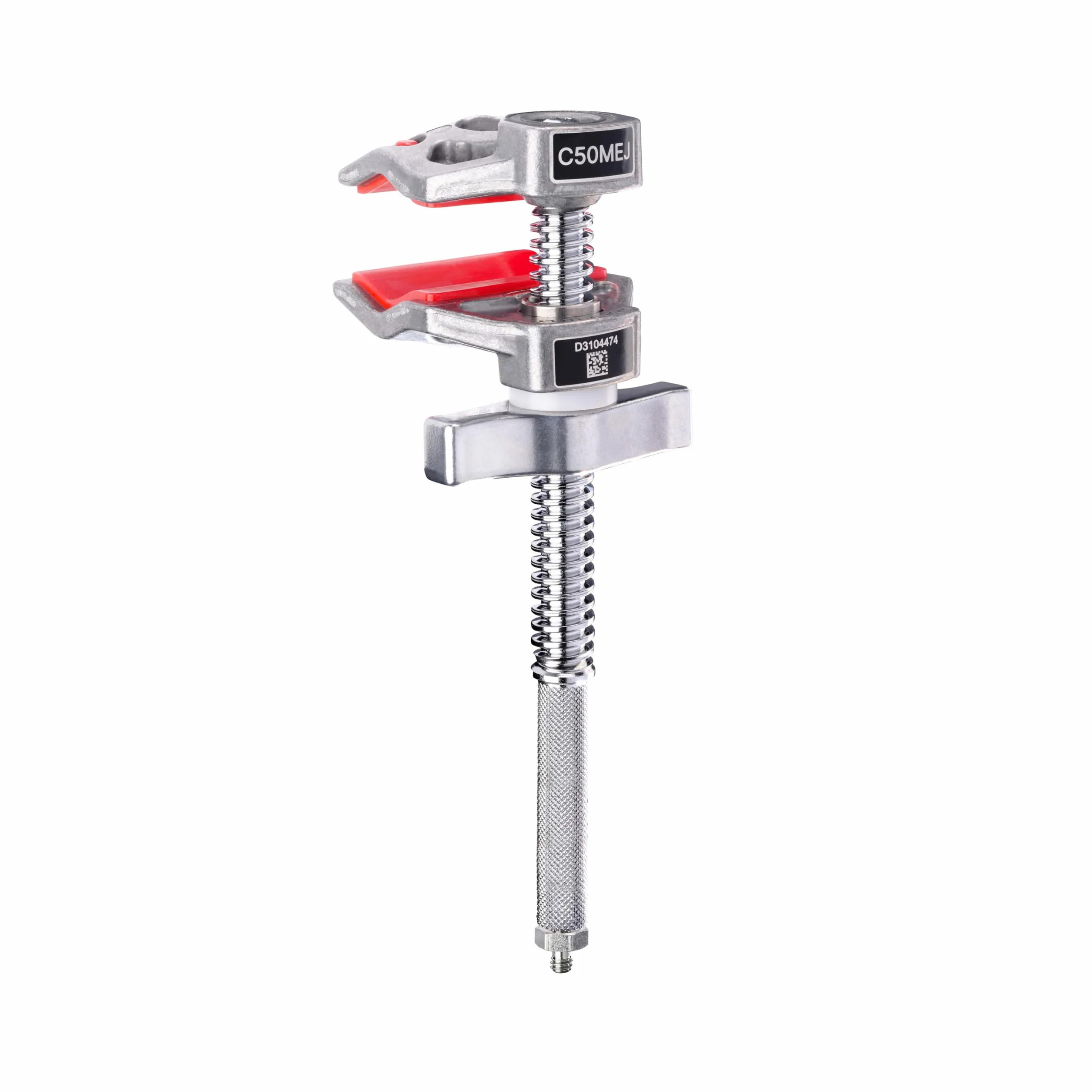 Manfrotto Abrazadera para tornillo de banco, 5 cm, color gris