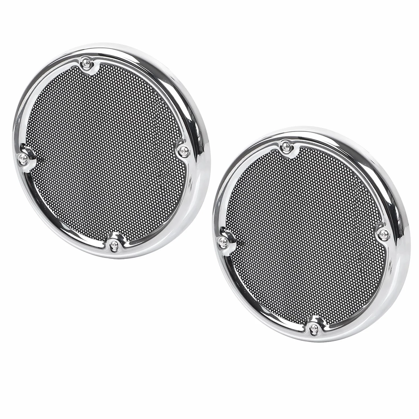 Accesorios de rejilla de altavoces traseros decorados con altavoces Tour Pak para Harley Touring Electric GLIDE flhtc 1996-2013 Street GLIDE flhx 2006-2013, rejilla negra de cromo