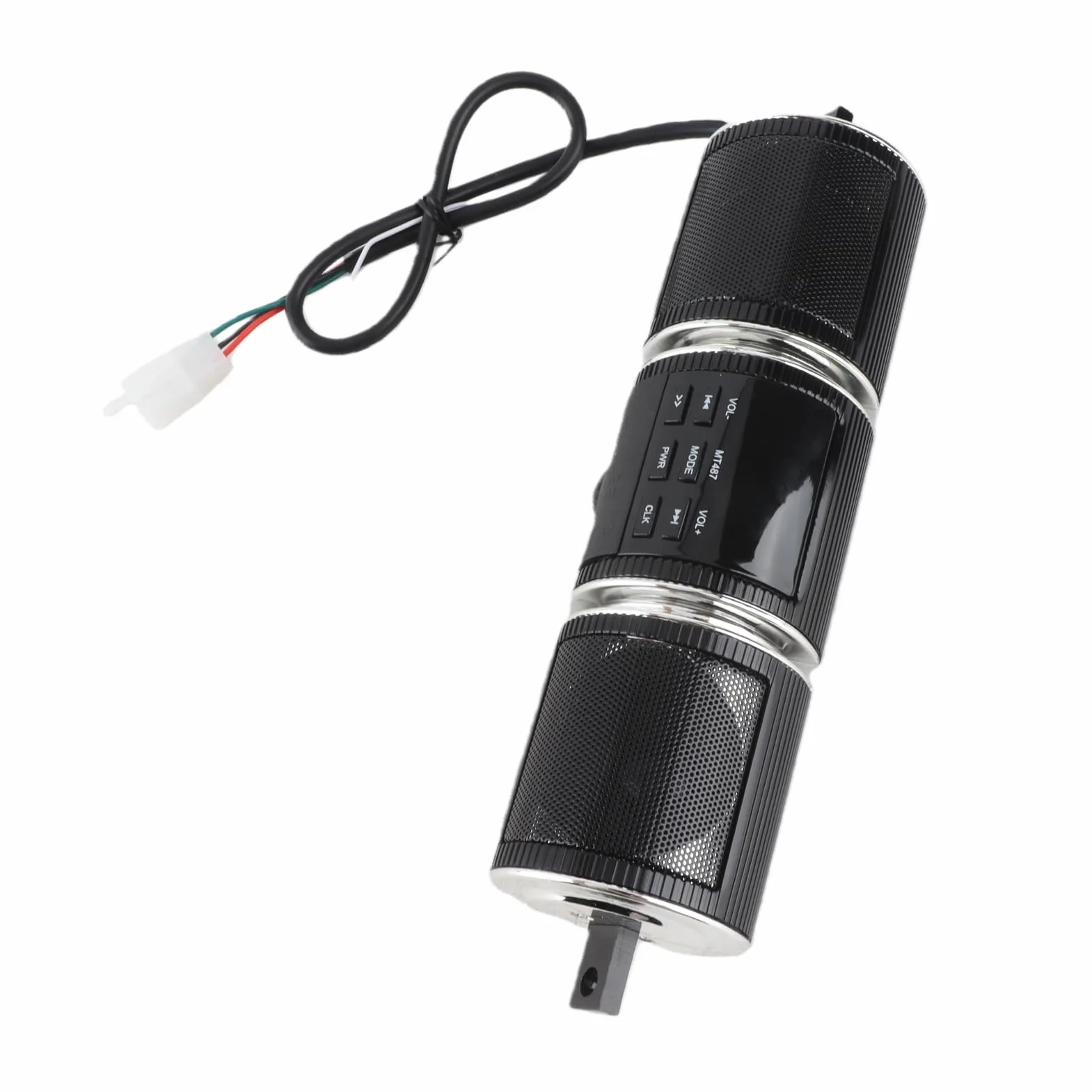 Altavoces para Moto Universal 3 0 + EDR Reproductor Musical Resistente Al Agua con USB TF Y IN Compatible con Todos Los Manillares De Motocicleta Color Negro