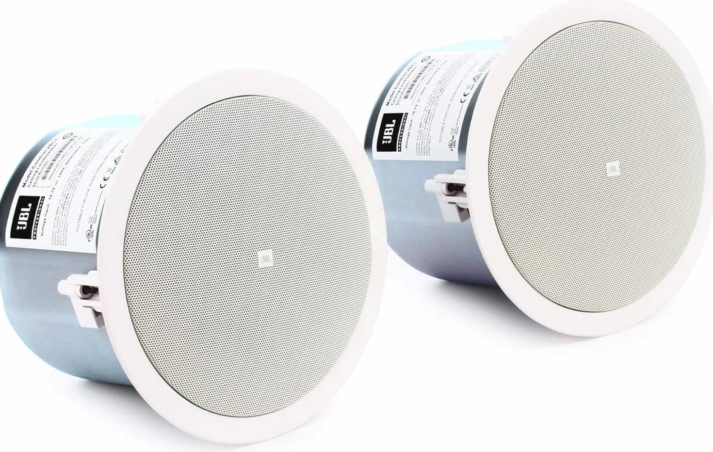 JBL Professional Control 26CT 6.5 Pulgadas Altavoces de Techo, Transformadores, Par, Blanco