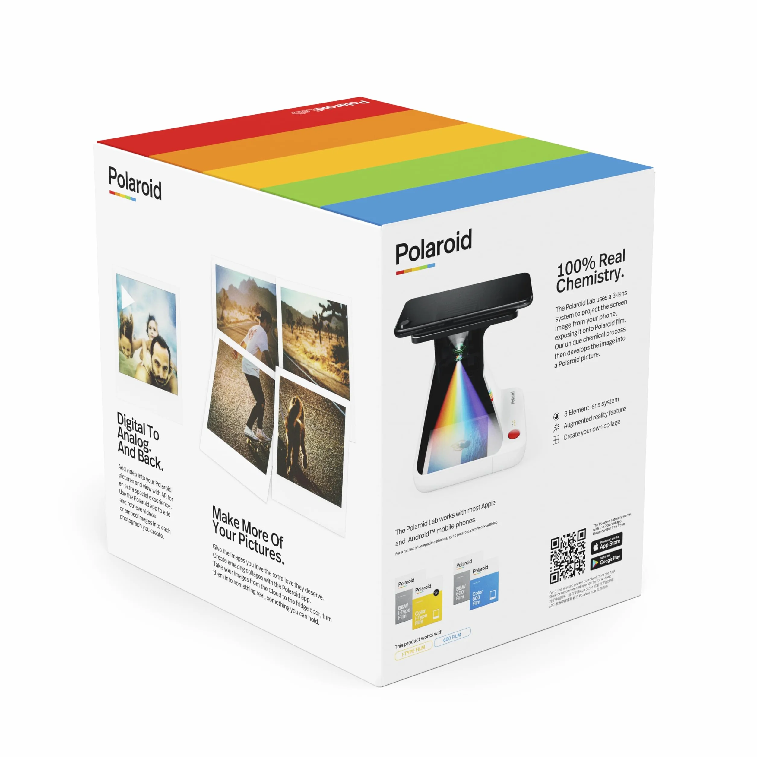 Polaroid Lab - Blanco (Reacondicionado)