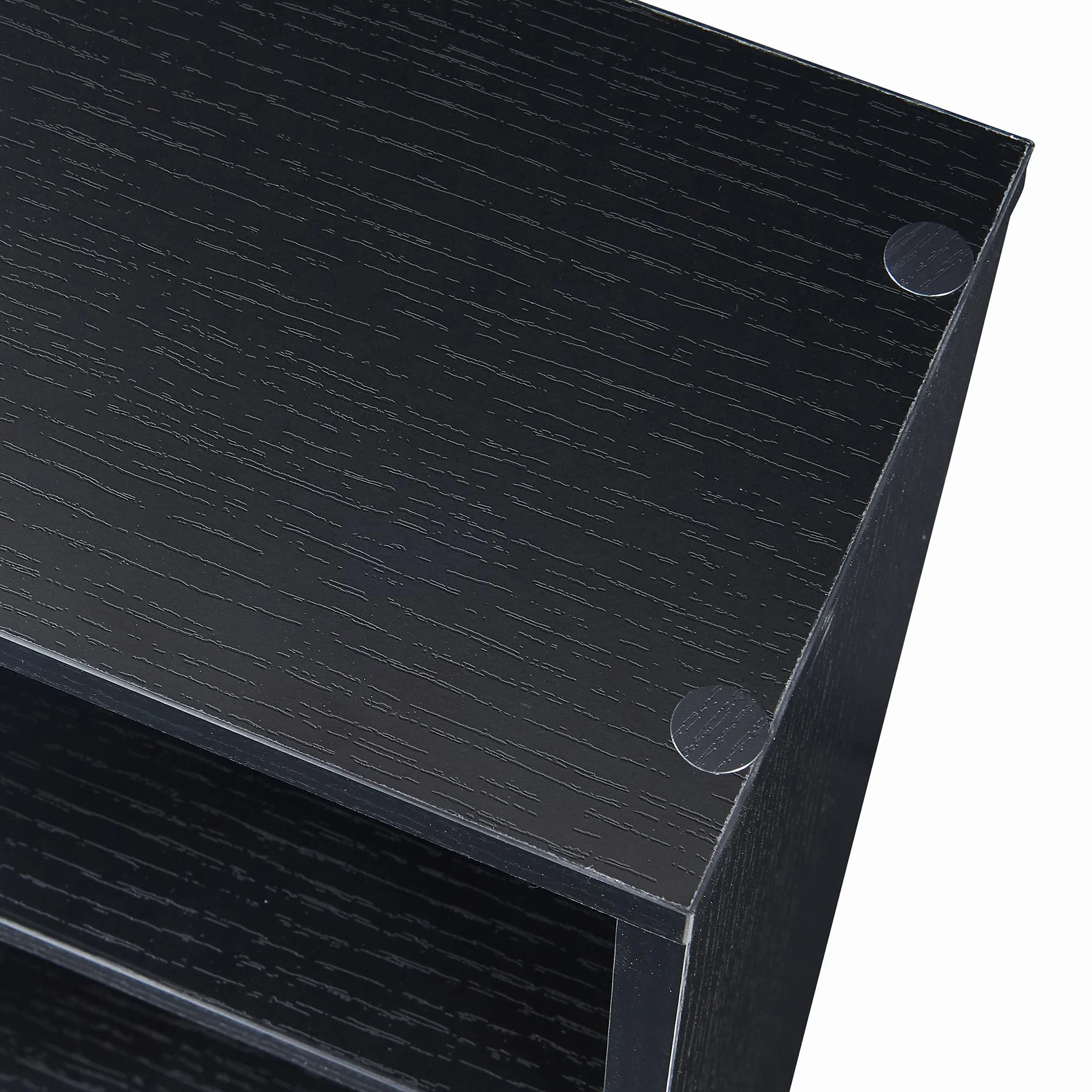 [en.casa] Estantería para CDs Tynset Soporte para DVDs Recuerdos Librería con 12 Compartimientos Estantes Ajustables en Altura Aglomerado 175 x 20 x 20 cm - Negro
